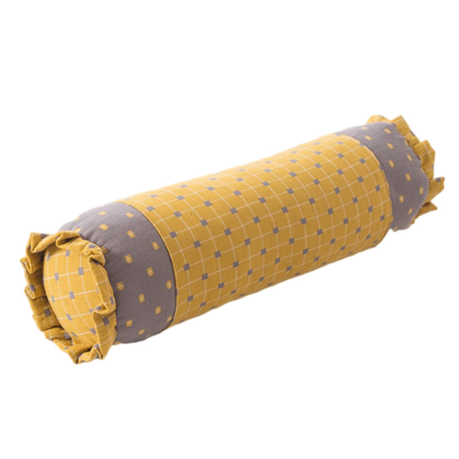 Cervical Pillow Bedroom Pregnancy Pillows Old Coarse Cloth Buckwheat Pillow Yellow Grey