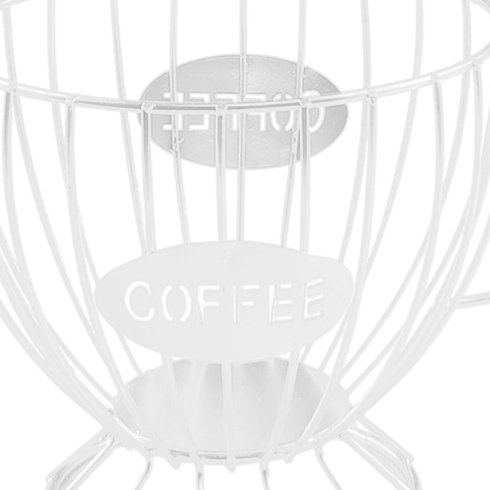 Coffee Pod Holder Birthday Gifts Coffee Machine Accessories for Desktop Cafe White