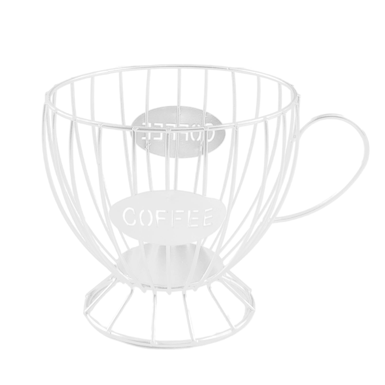 Coffee Pod Holder Birthday Gifts Coffee Machine Accessories for Desktop Cafe White