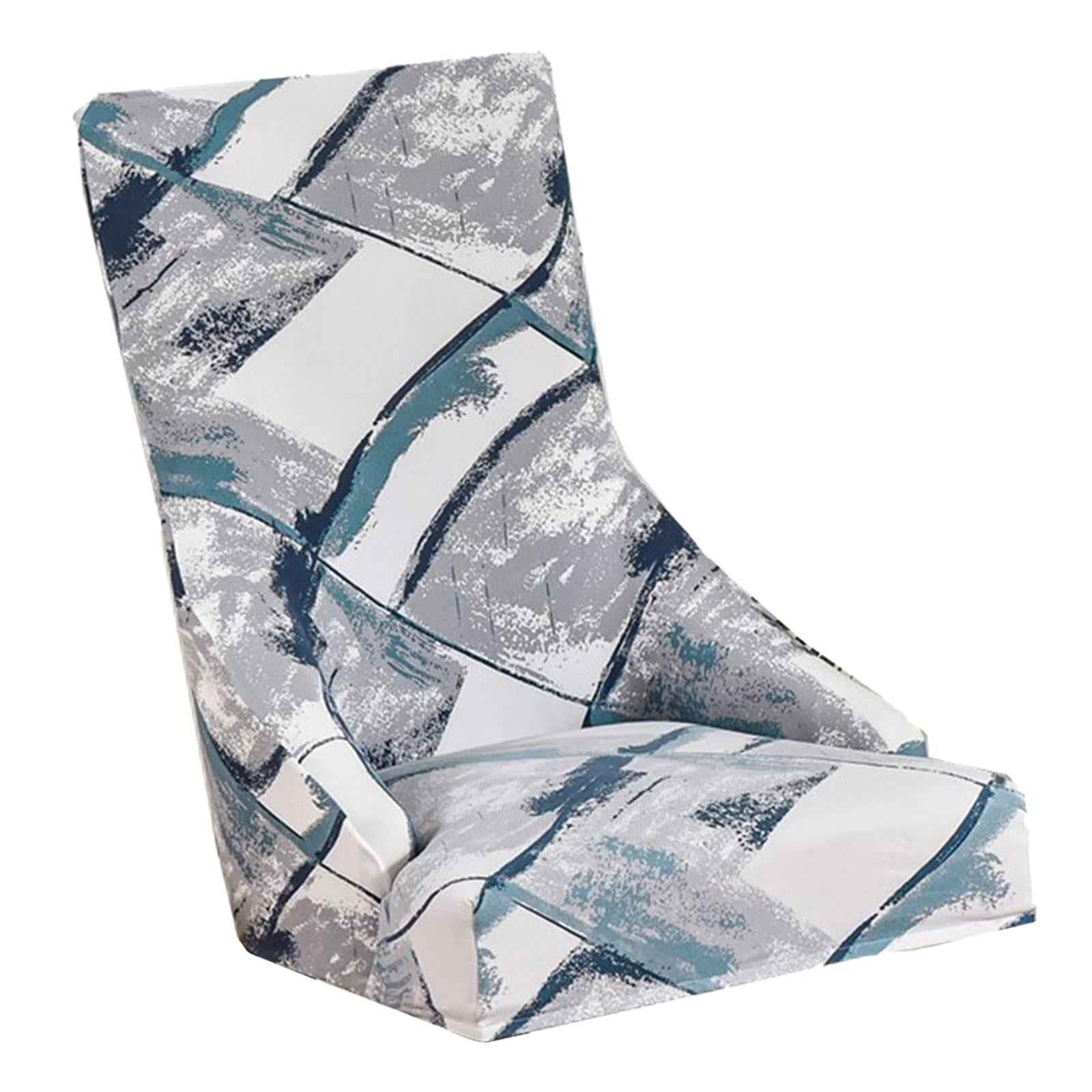 Wingback Chair Cover Stretchable Decor Dustproof for Kitchen Dining Room Flowing Cloud