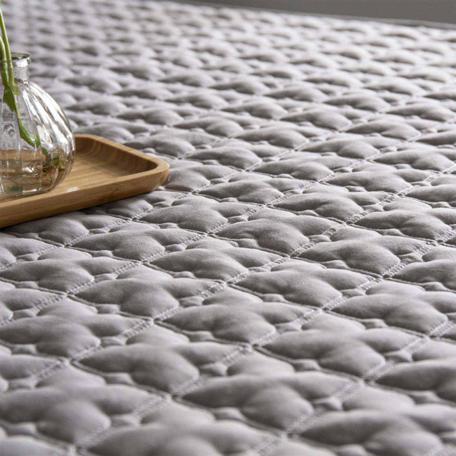 Bed Sheet Quilted Breathable Bed Protector for Living Room Hotel Bedroom 100x200cm