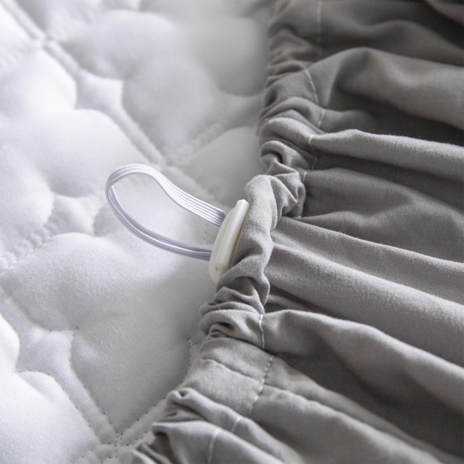 Bed Sheet Quilted Breathable Bed Protector for Living Room Hotel Bedroom 100x200cm