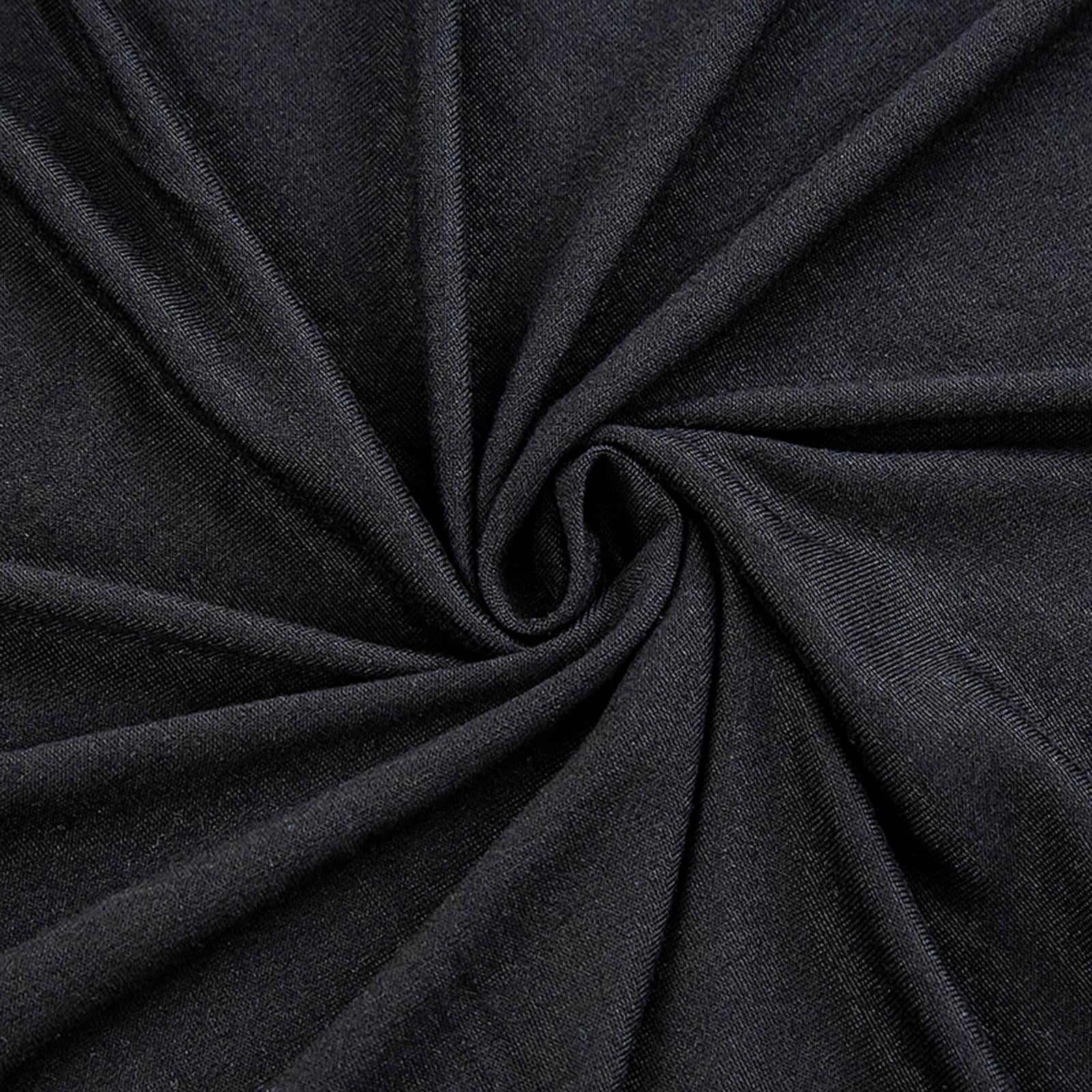 All-Inclusive Chair Cover Stretchable Accessories for Banquet Kitchen Home Black
