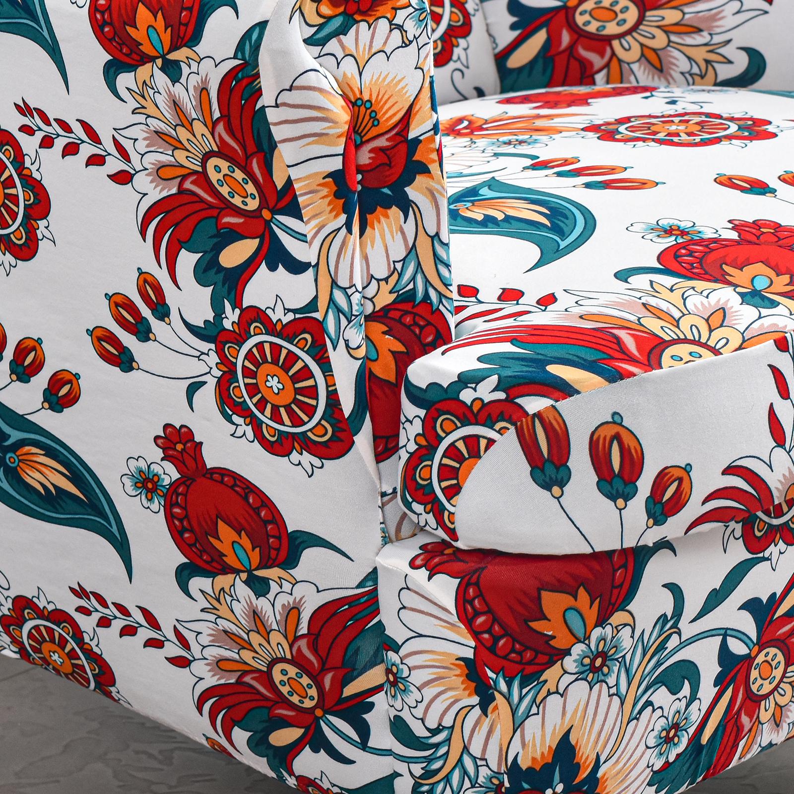 Chair Slipcover Printing Pattern Protecting Printed for Household Red