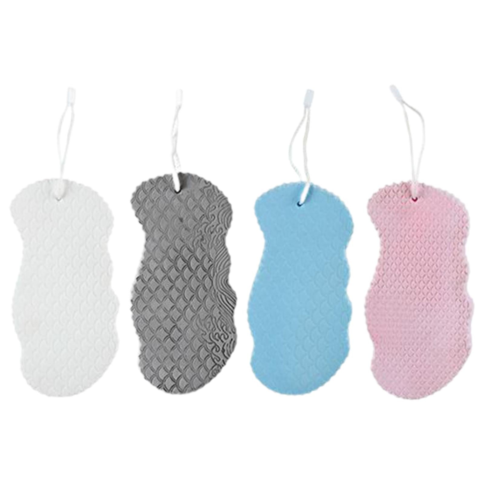 4xExfoliating Bath Sponge SPA Scrub Exfoliating Reusable for Baby Adults White