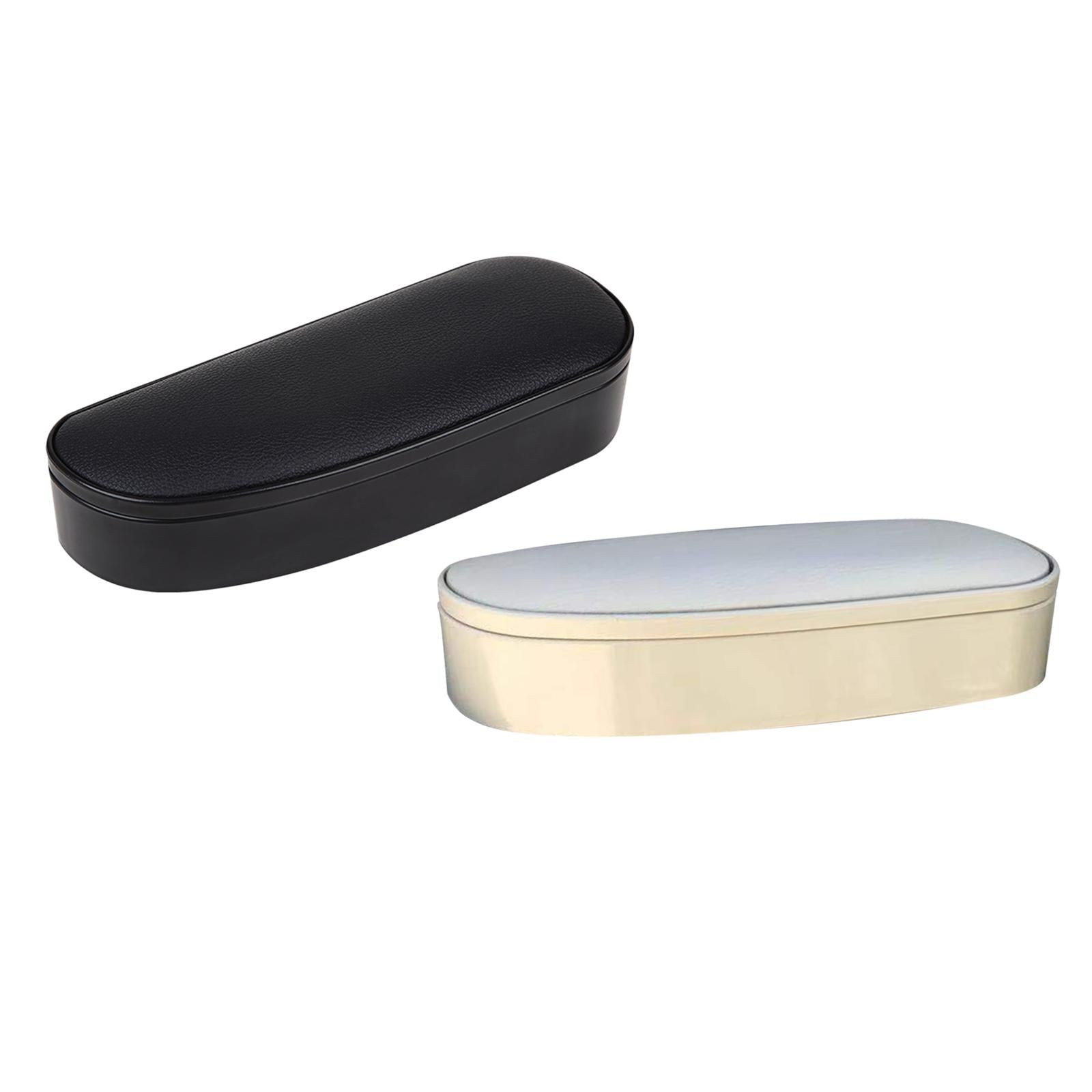 Universal Car Armrest Elbow Support Box Cushion Anti Slip Mat for Travel black