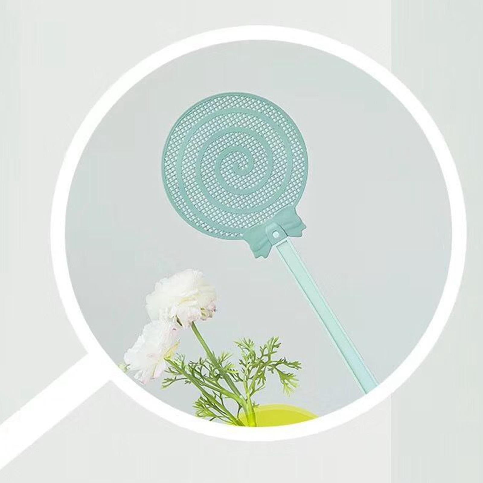 5xHeavy Duty Fly Swatter Manual Fly Swatter for Indoor Classroom Outdoor Green