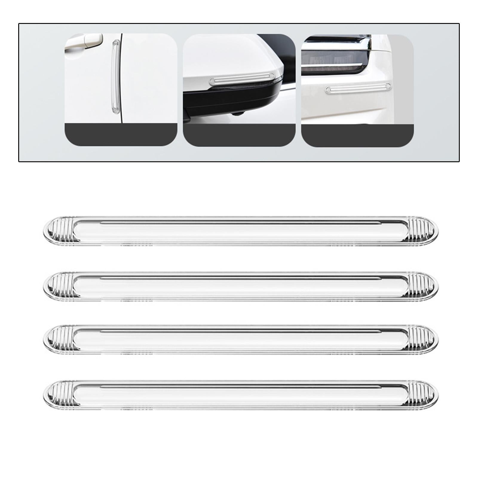 3xSilicone Car Door Strip guard Strip Reusable Universal for Car Cabinets 4pcs Long