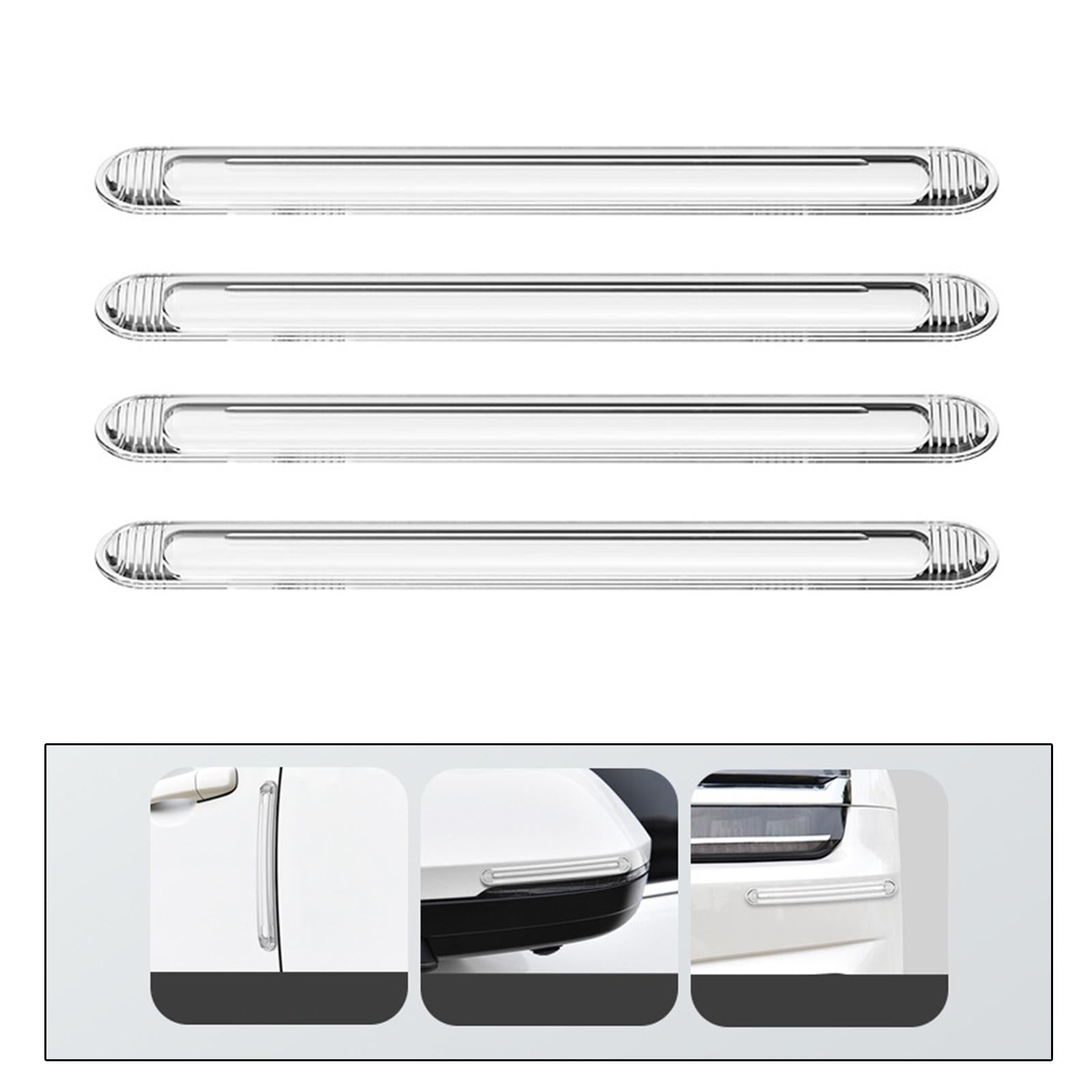 2xSilicone Car Door Strip guard Strip Reusable Universal for Car Cabinets 4pcs Long