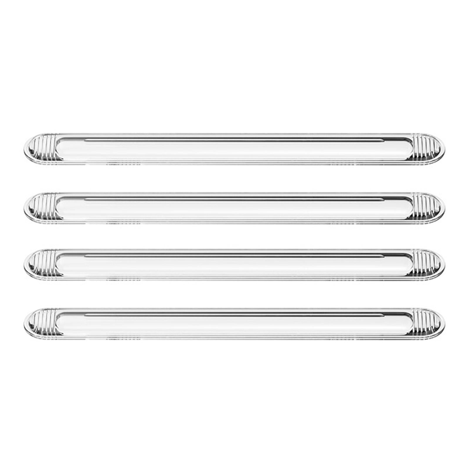 4xSilicone Car Door Strip guard Strip Reusable Universal for Car Cabinets 4pcs Long