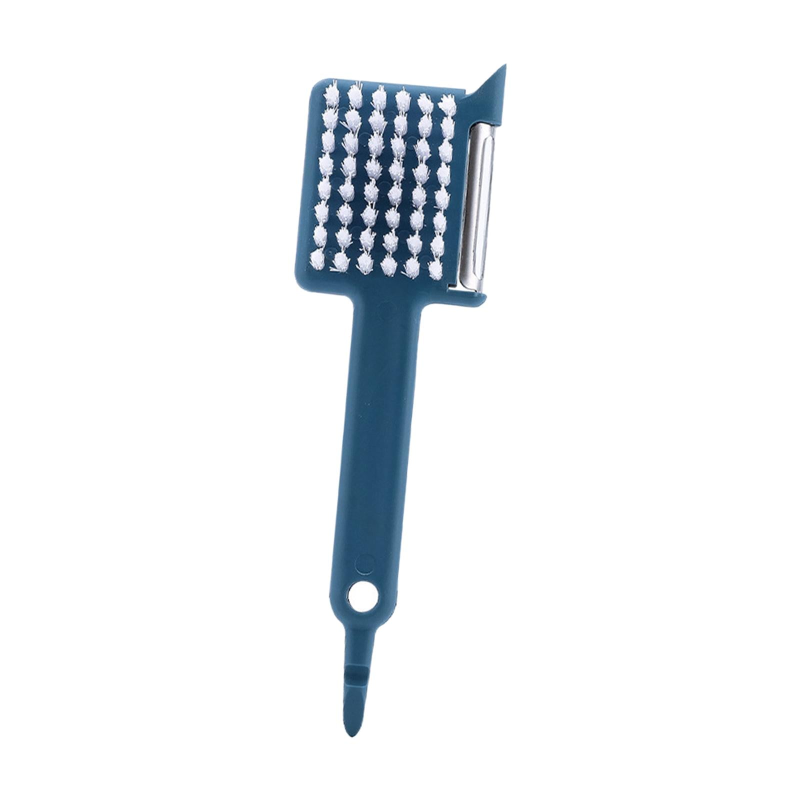 3x Fruit and Vegetable Brush Potato Scrubber for Vegetable Dark Blue