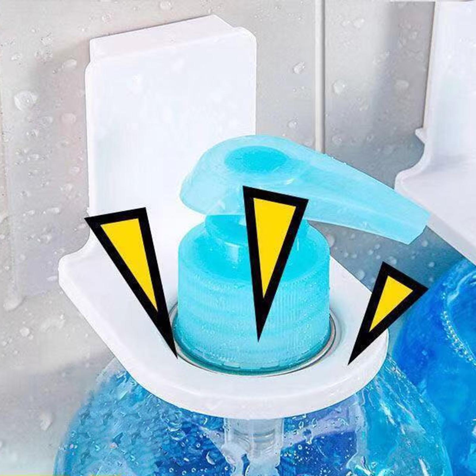 2xSelf Adhesive Shampoo Dispenser Bottle Rack for Bathroom Toilet Kitchen