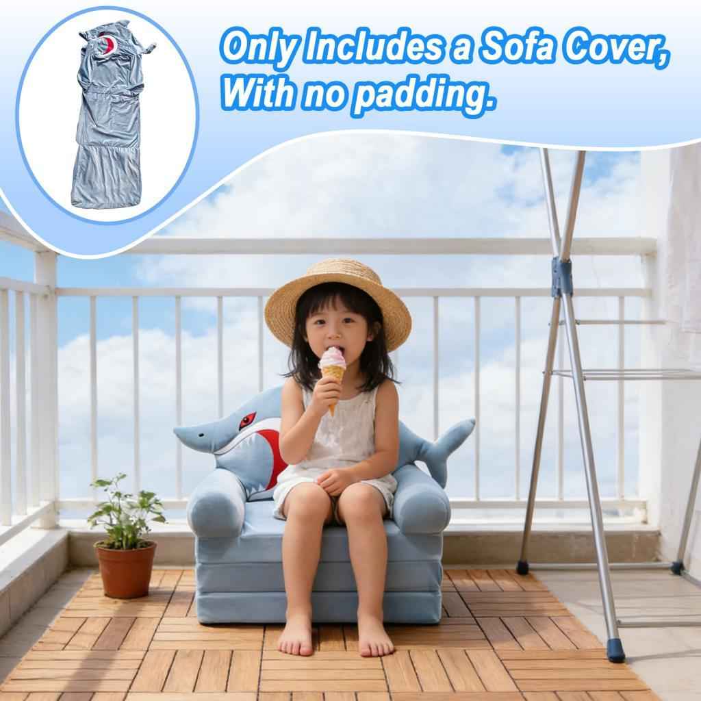 Kids Foldable Sofa Chair Three Floors Cartoon Foldable Kids Sofa for Bedroom