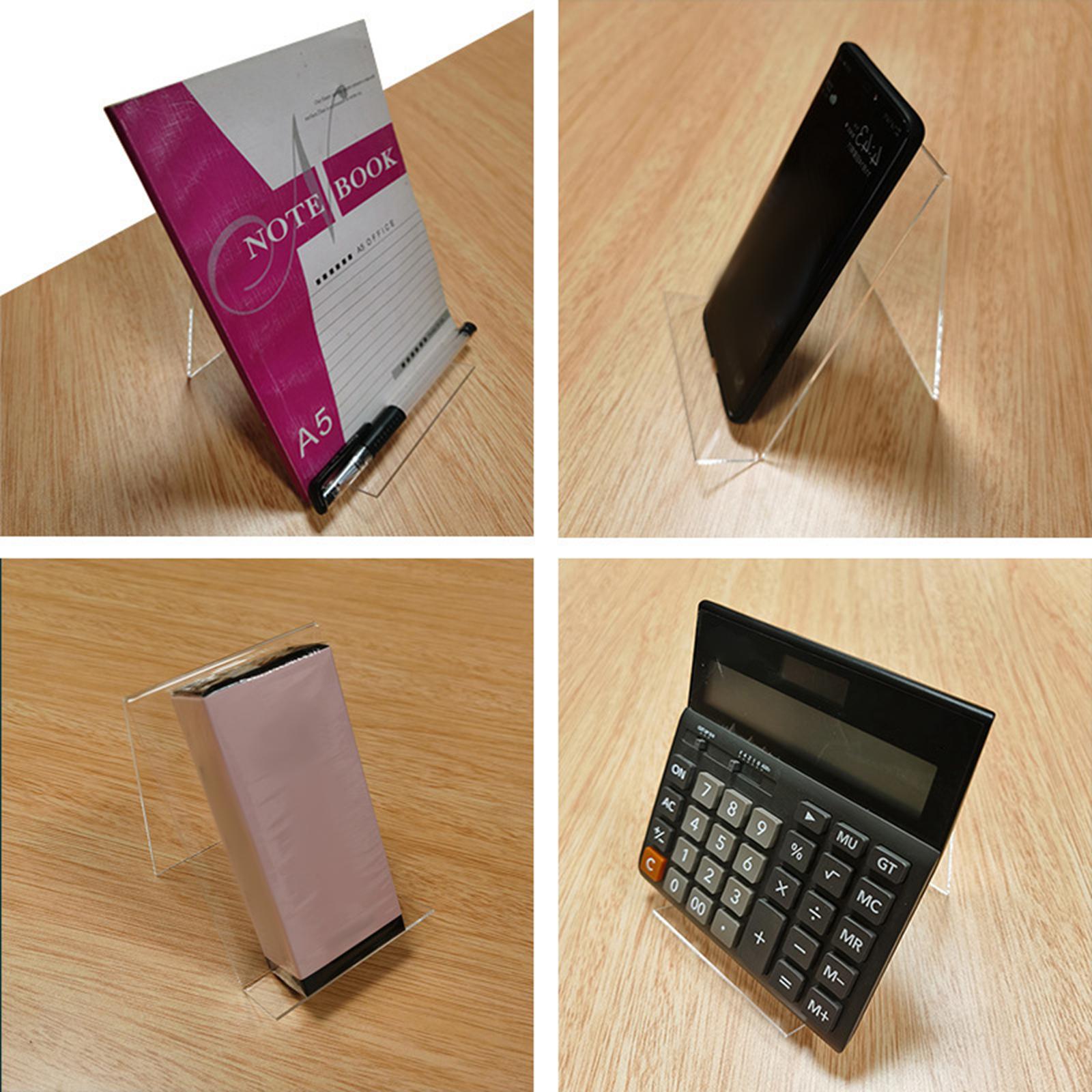 5xDisplay Easel Desktop Organizer with Ledge Book Stopper for Stationery Books