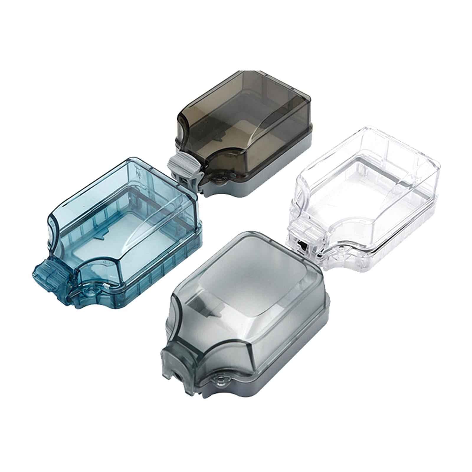 Switch Cover Protector IP66 Case Wall Panel Box for Balconies Yards Bathroom transparent black