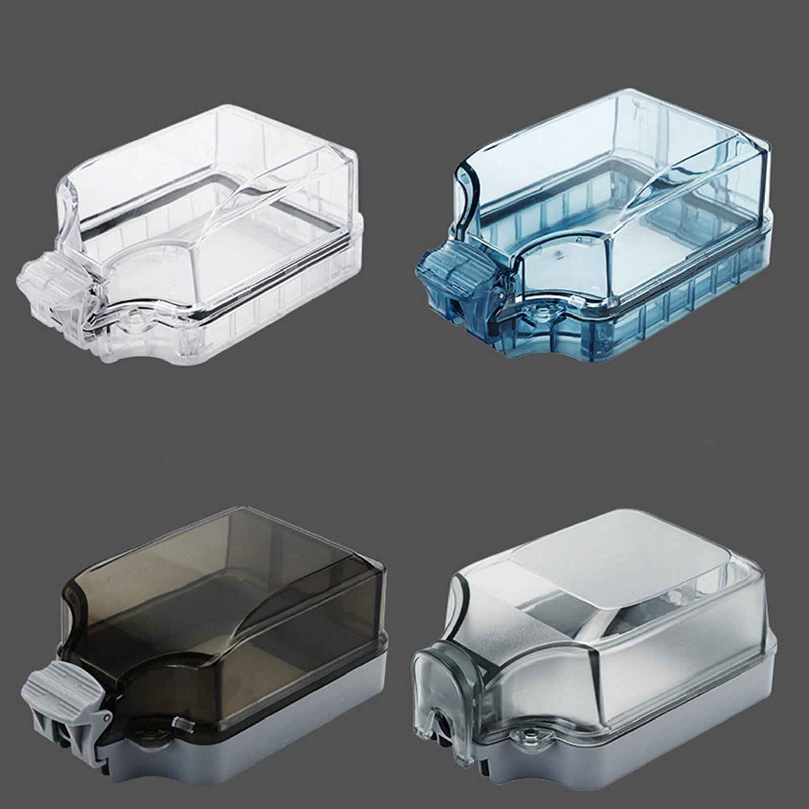 Switch Cover Protector IP66 Case Wall Panel Box for Balconies Yards Bathroom transparent black