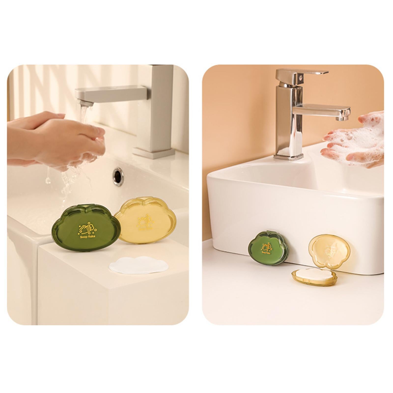 3x50Pcs Soap Sheets for Hand Washing for Backpacking, Traveling Camping yellow