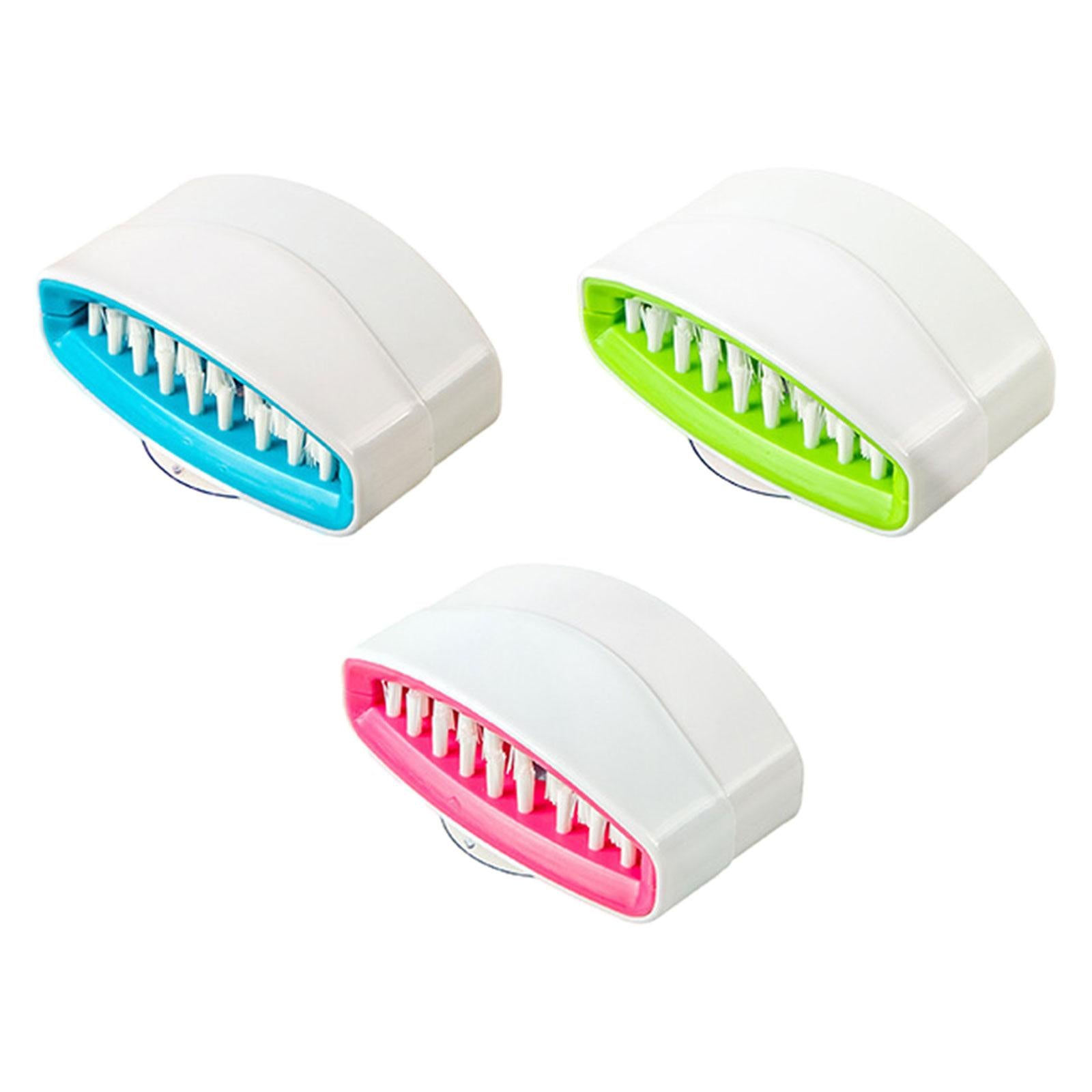 3xCutlery Cleaner Brush Dish Scrubbing Brush for Chopsticks Fork Kitchen Tools Red