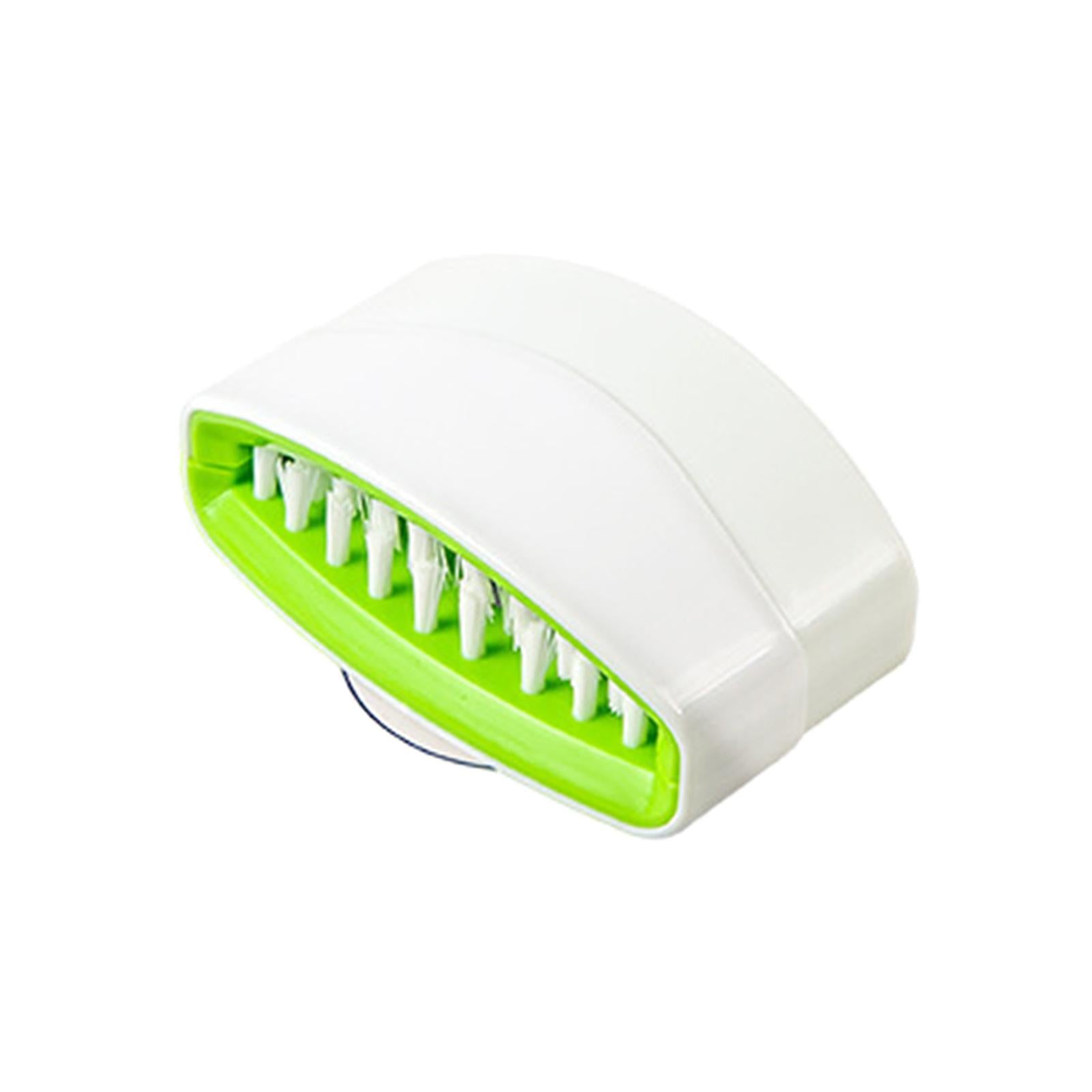 2xCutlery Cleaner Brush Dish Scrubbing Brush for Chopsticks Fork Kitchen Tools Green