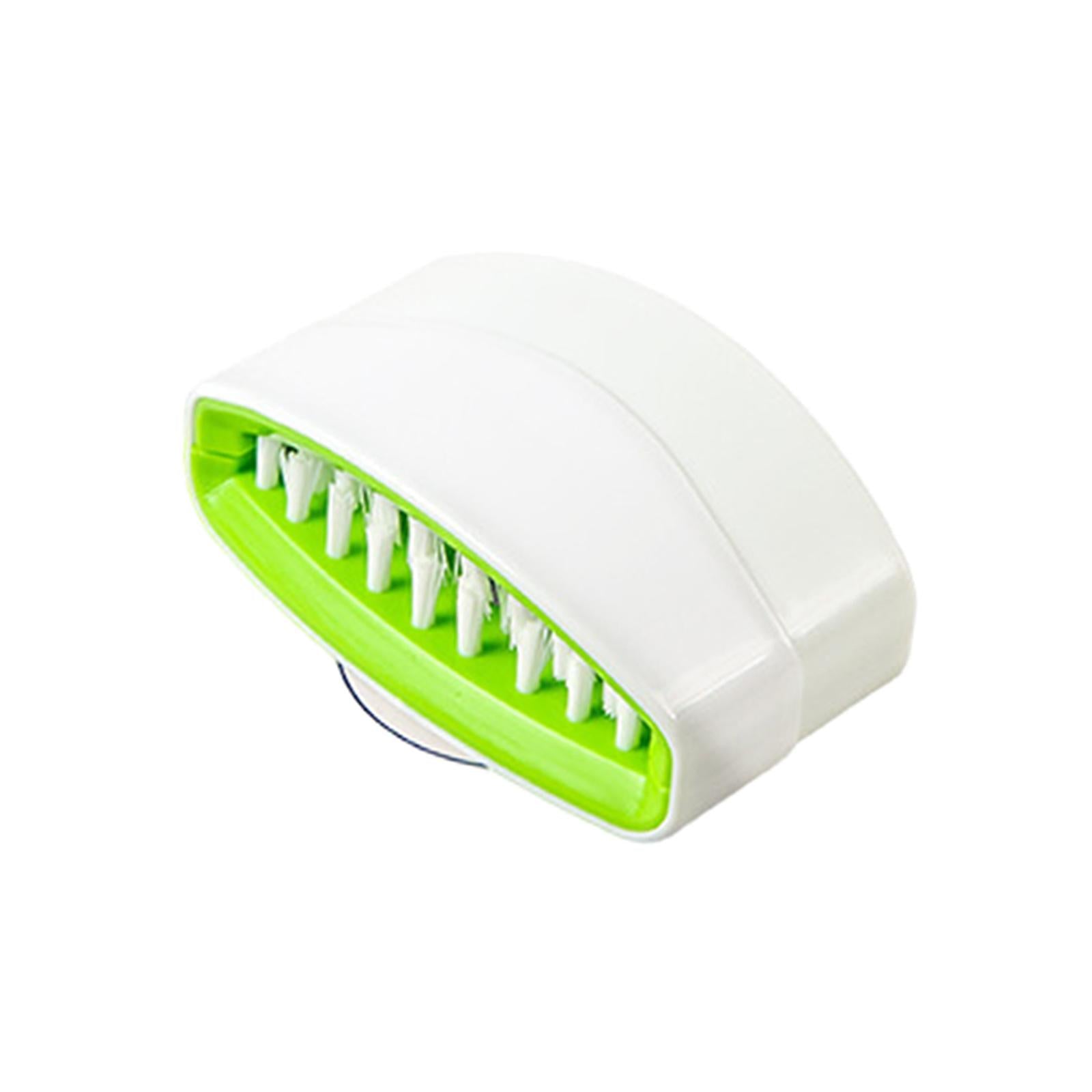 2xCutlery Cleaner Brush Dish Scrubbing Brush for Chopsticks Fork Kitchen Tools Green