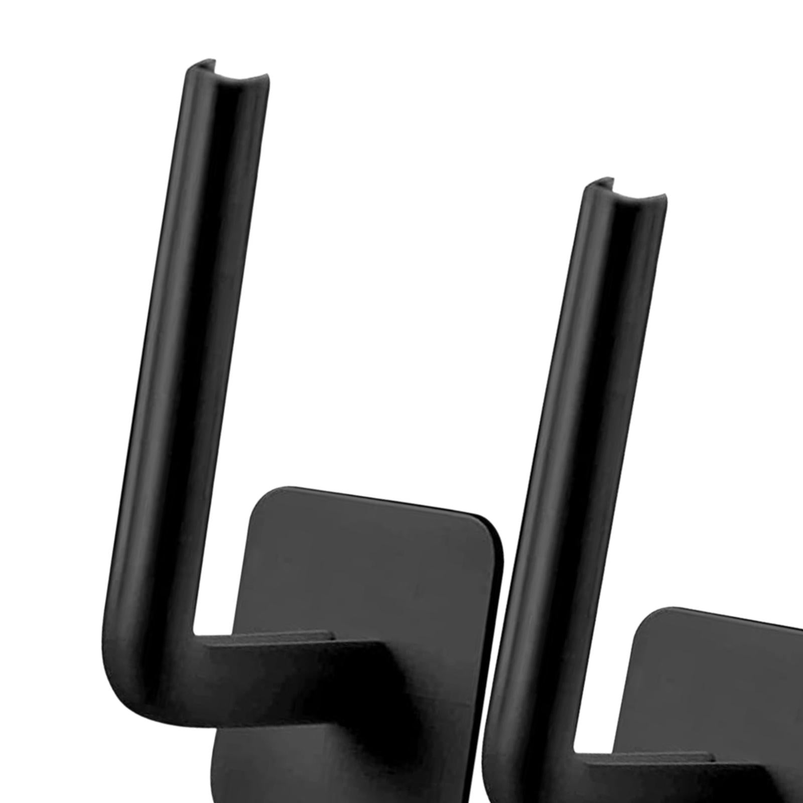 2xBaseball Cap Organizer Hat Holder Storage Modern for Bedroom Closet Bathroom Black