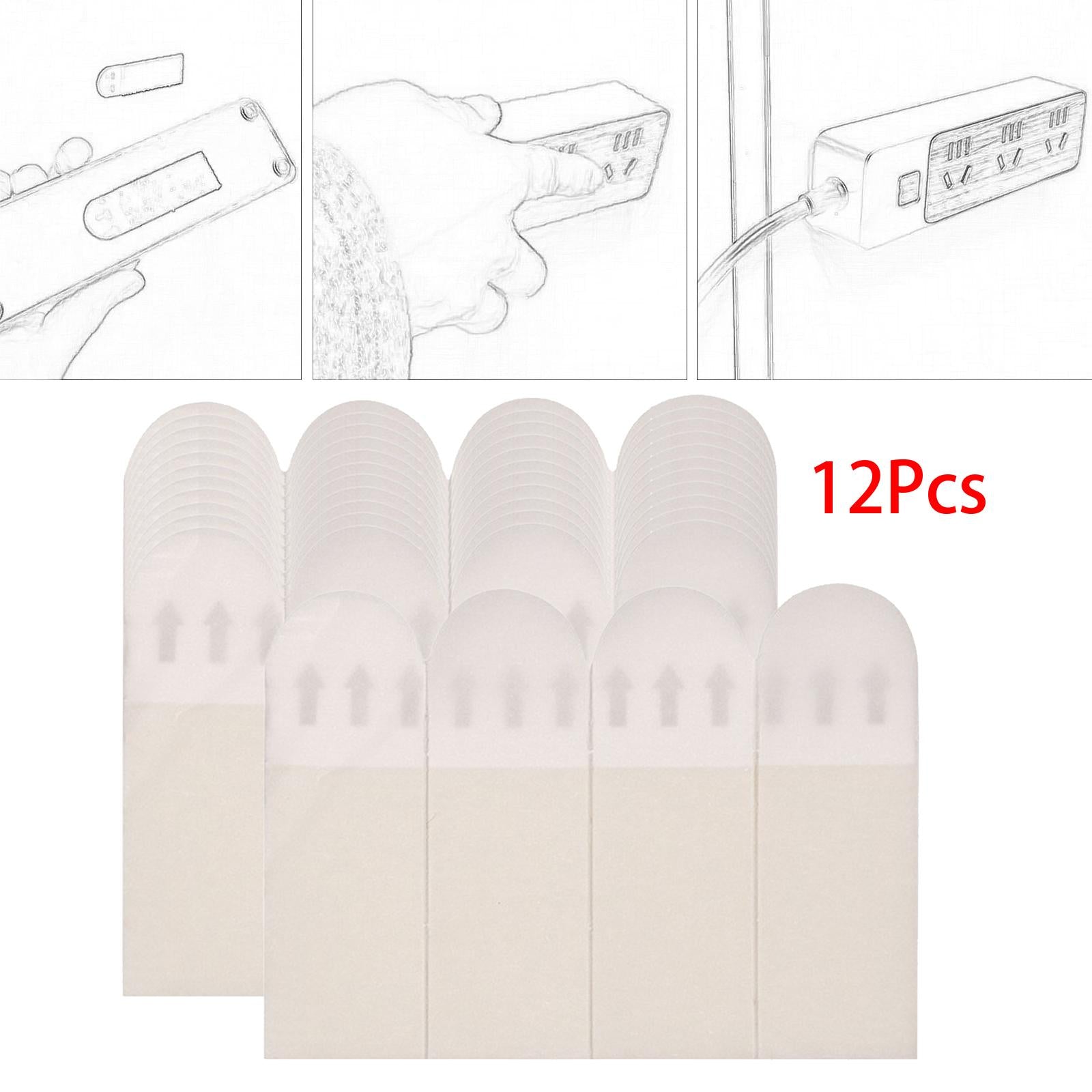6x12Pcs Picture Hanging Strips Removable Frame Hanger for Poster Picture Hooks 16mx46mm