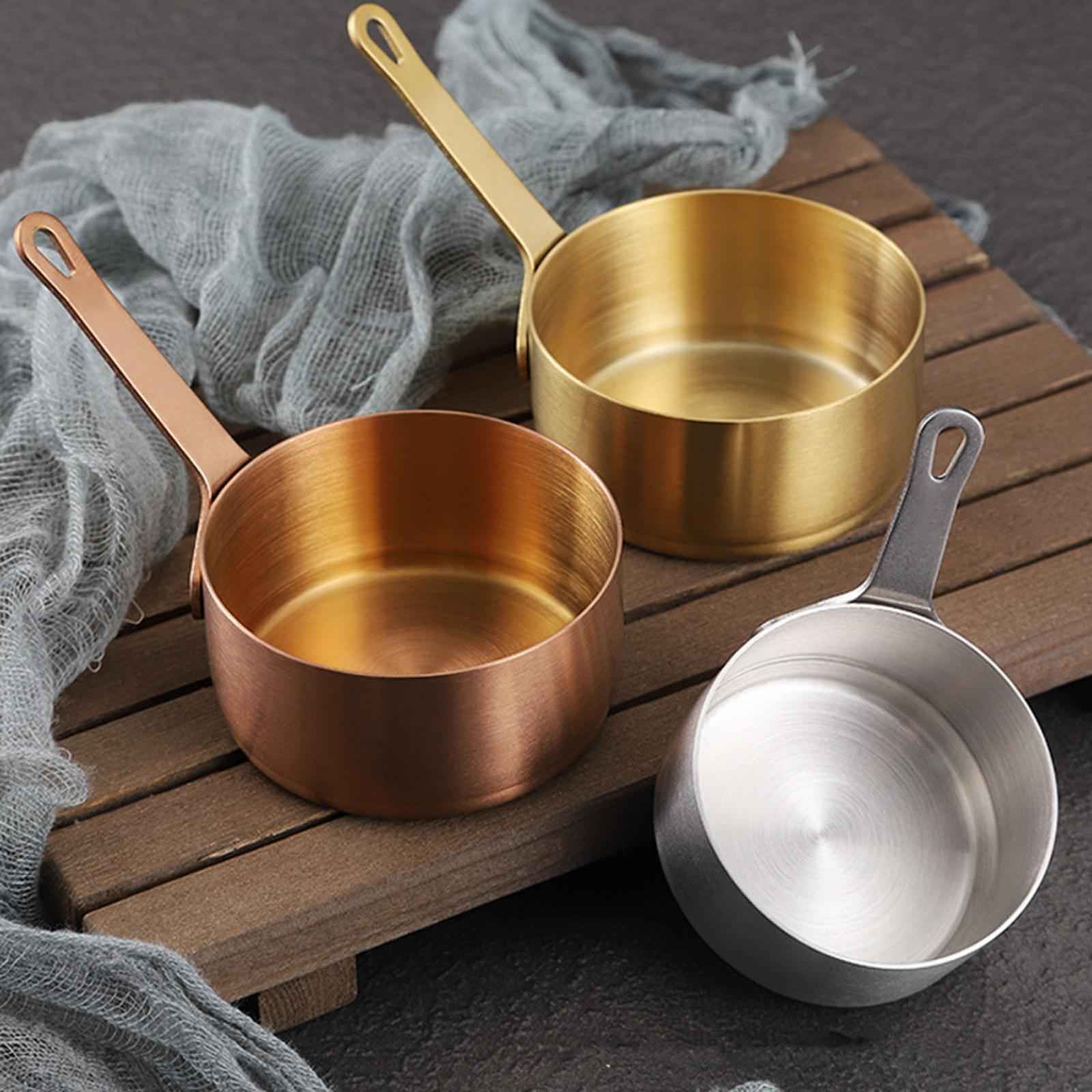 Condiment Cup Sauce Cups with Handle for Ketchup Salad Drerssing Steak Sauce small Argent