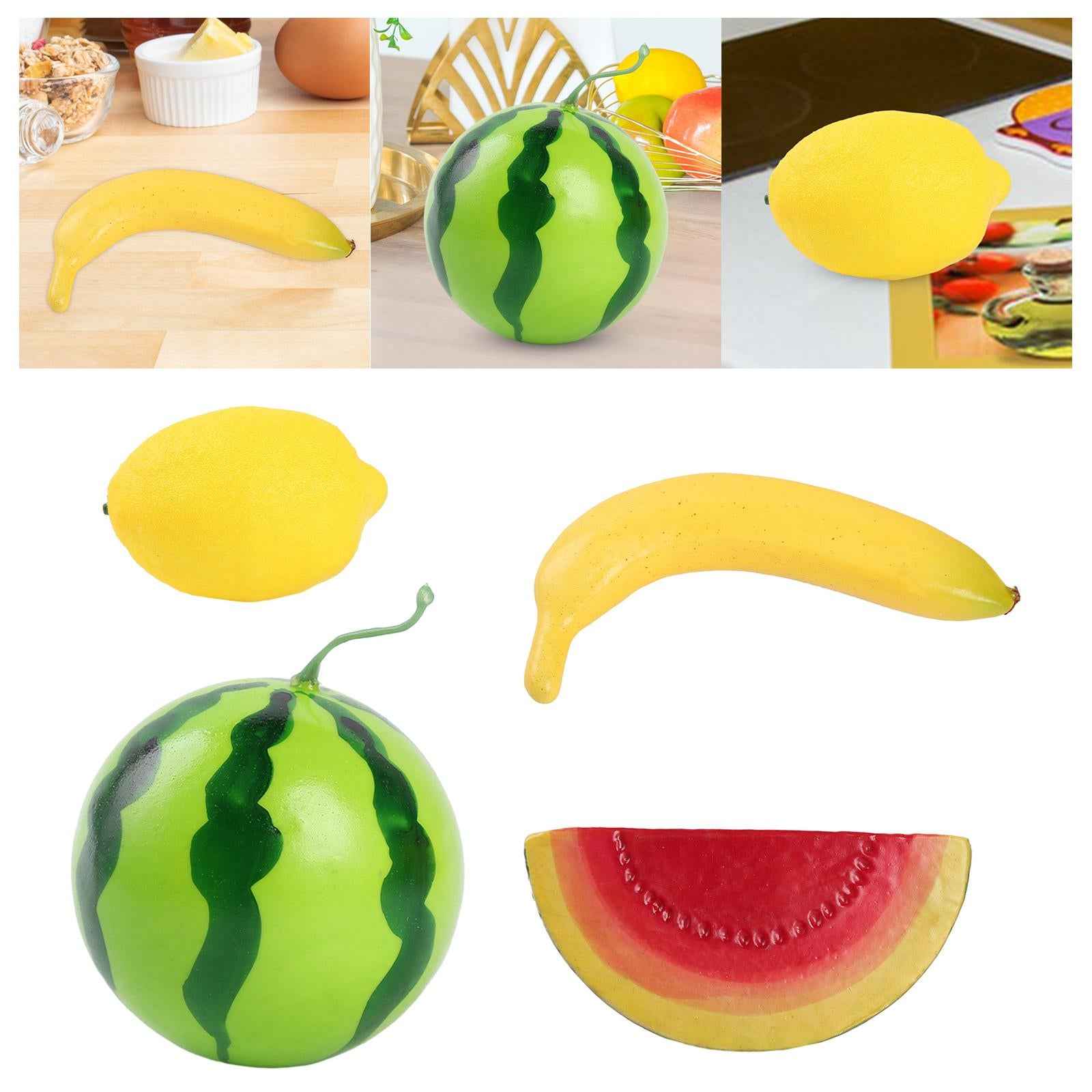 Artificial Fruits Foam Realistic Fruit for House Storefront Harvest Festival Banana Model