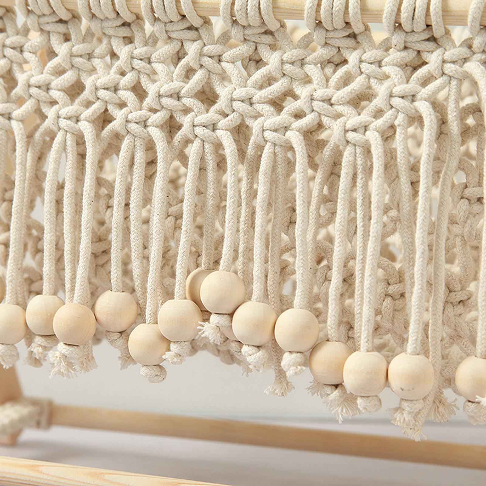Macrame Magazine Rack Magazine Record Storage for Nursery Home Office