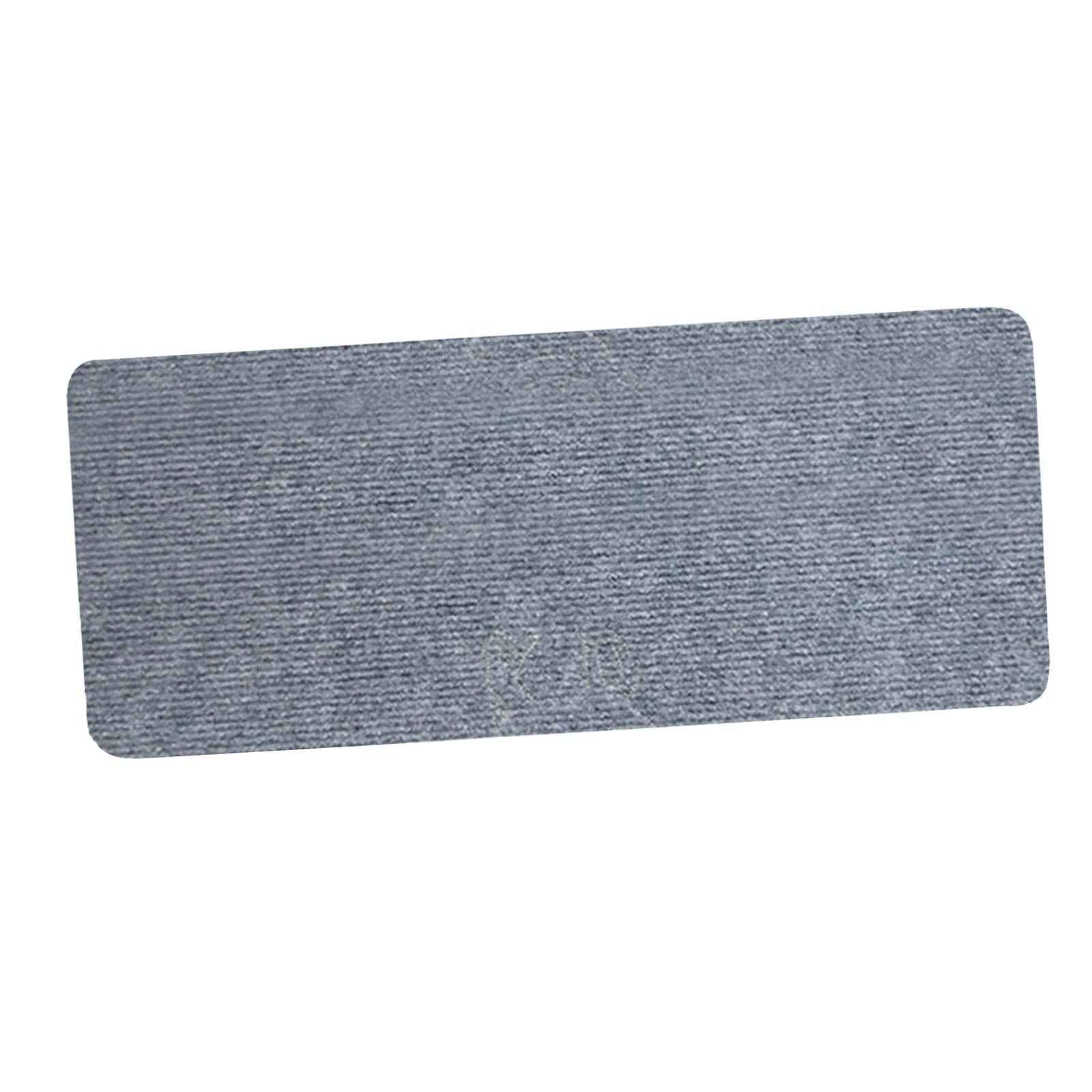 Stair Tread Carpet Slip Resistant 30"x8" Step Mats for Children Pets Elderly Gray