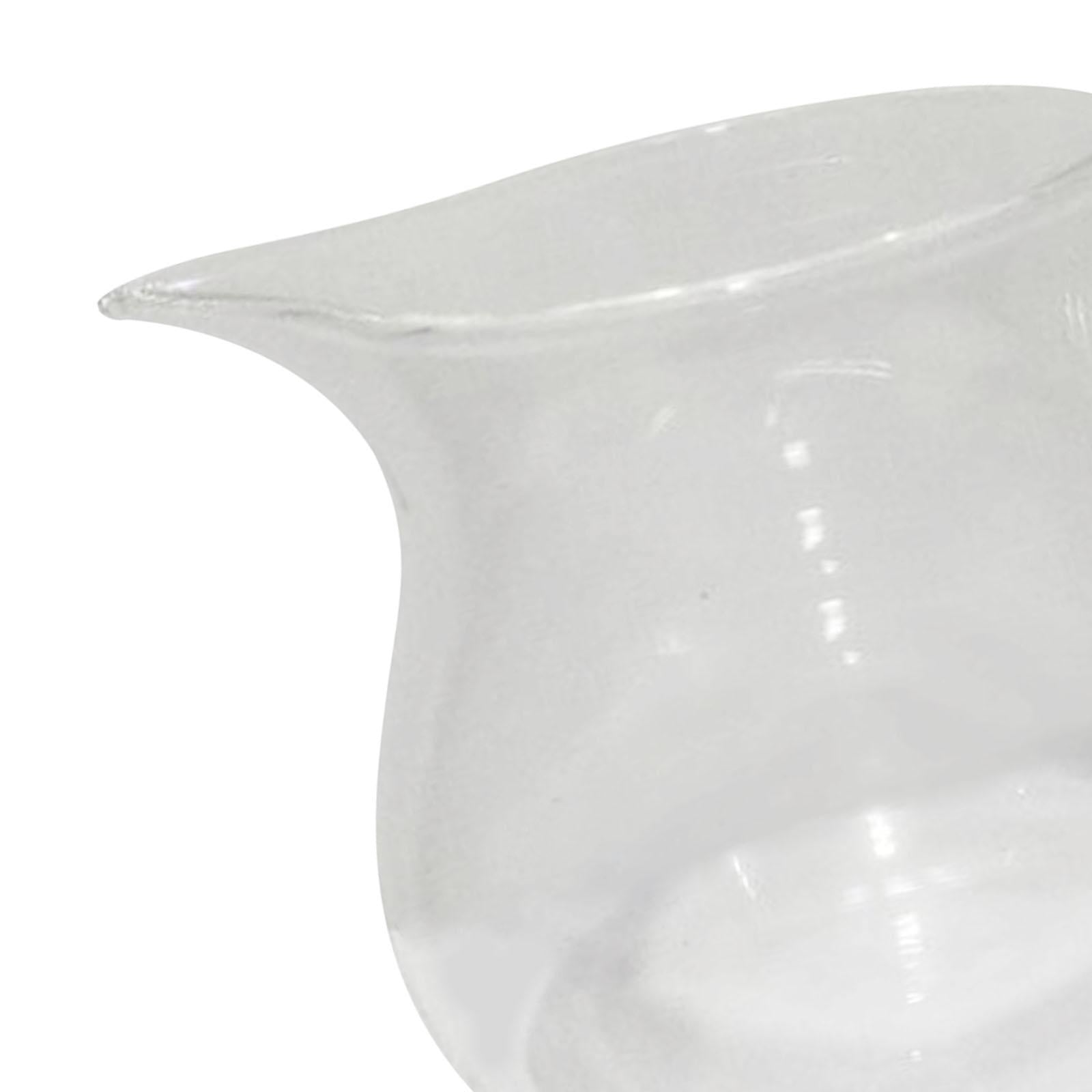5xSmall Sauce Cup Serving Pitcher Transparent Milk Pourer for Milk Syrup Latte