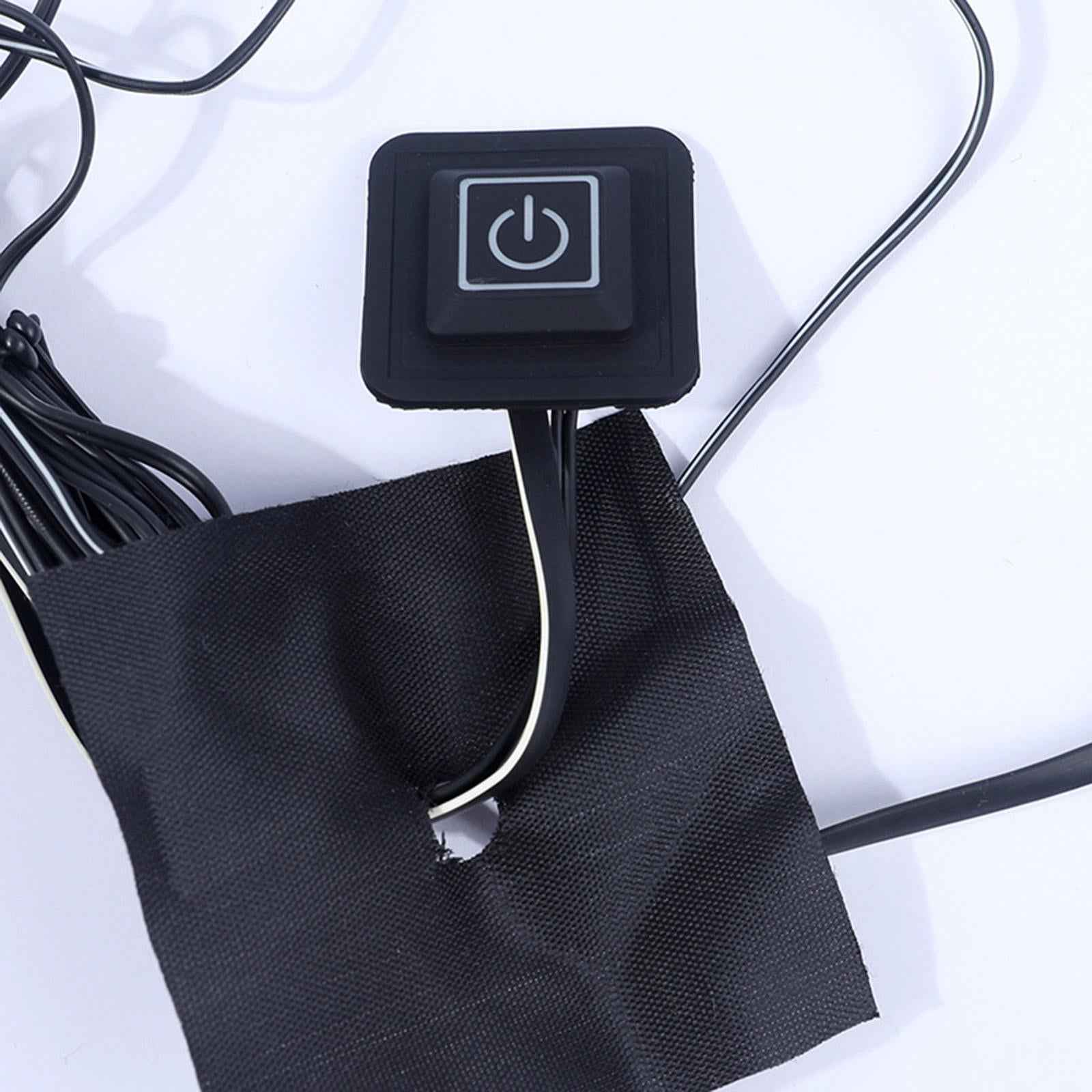 USB Electric Heating Pad 5 in 1 Washable Heat Pad for Feet Warmers Coat Vest