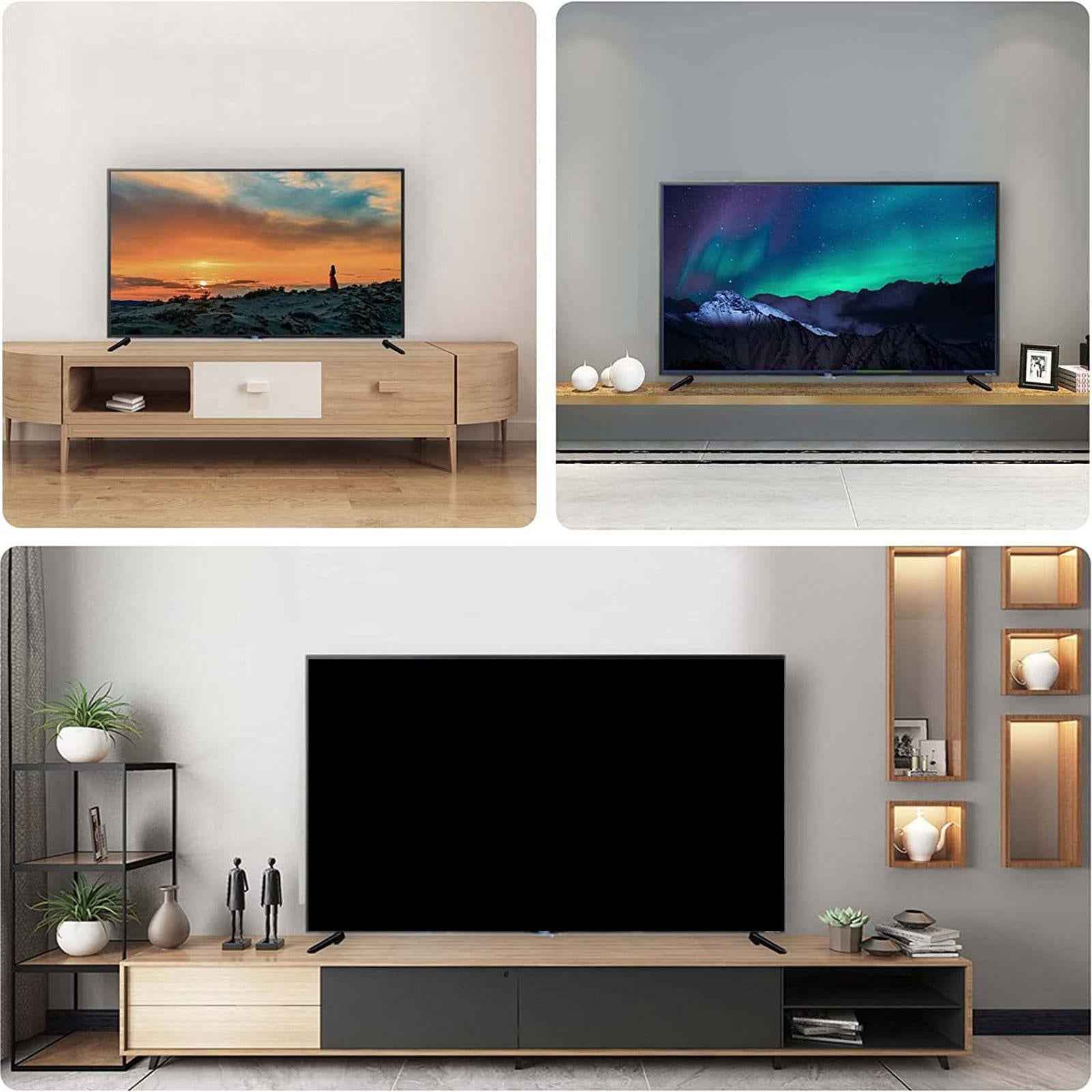 TV Stand Tabletop for 32 to 55 inch with Screws Mount for LCD Flat Screen TV