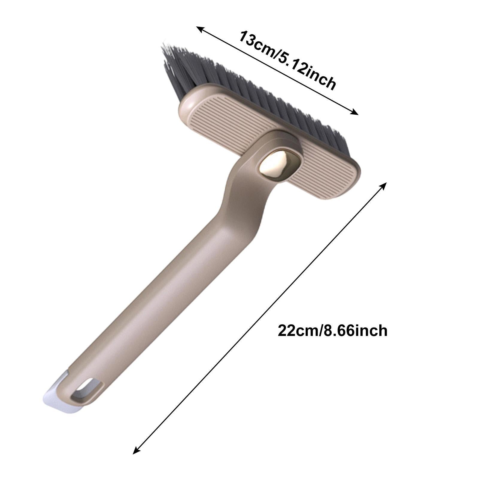 2x360 Degree Rotating Crevice Brush Gaps Cleaning Brush for Desk Bathroom Home Coffee