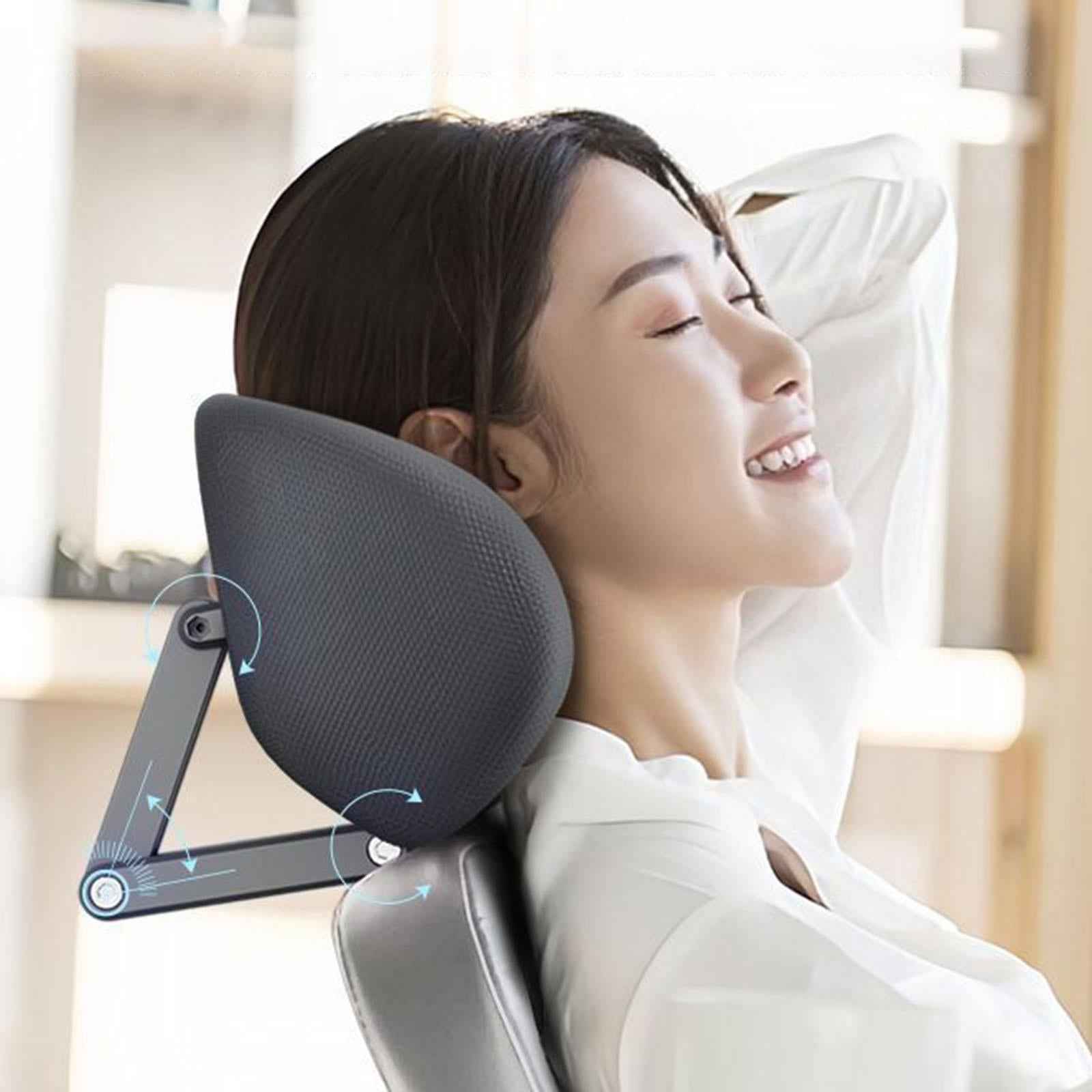 Chair Neck Pillow Ergonomic Any Desk Chair Clip on Headrest for Office Chair Memory Foam
