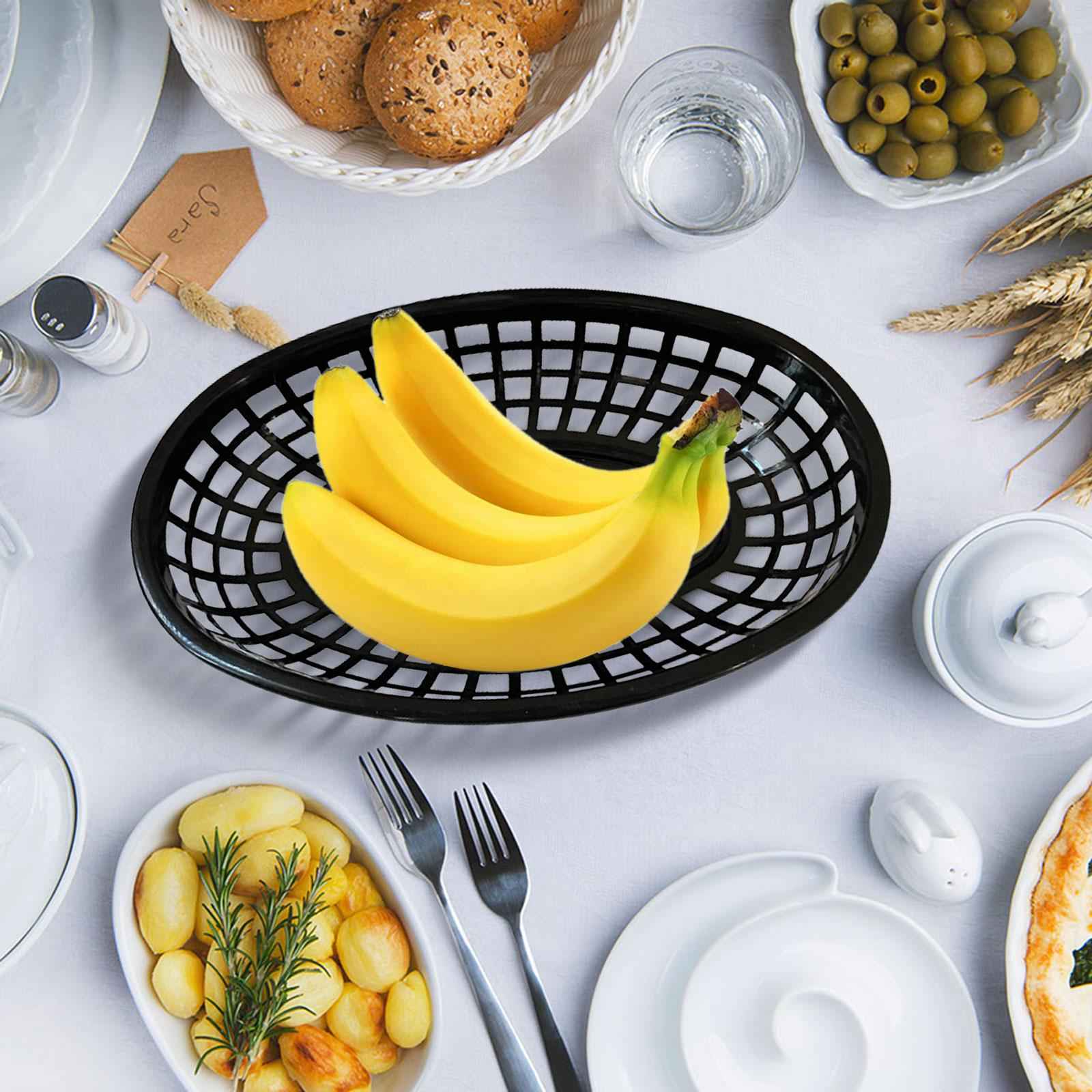 Food Basket Food Service Tray Holder for Sandwiches Deli Serving Snacks