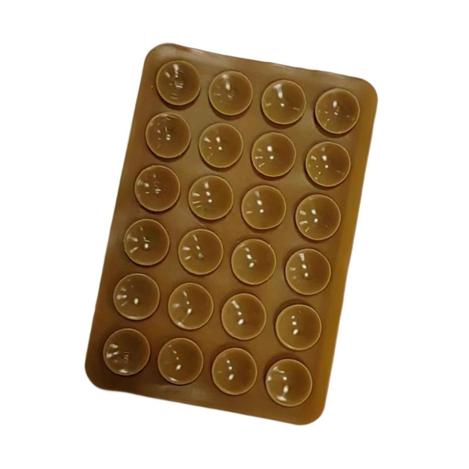 Phone Suction Holder Silicone Phone Case Shower Mount for Selfies and Videos Brown