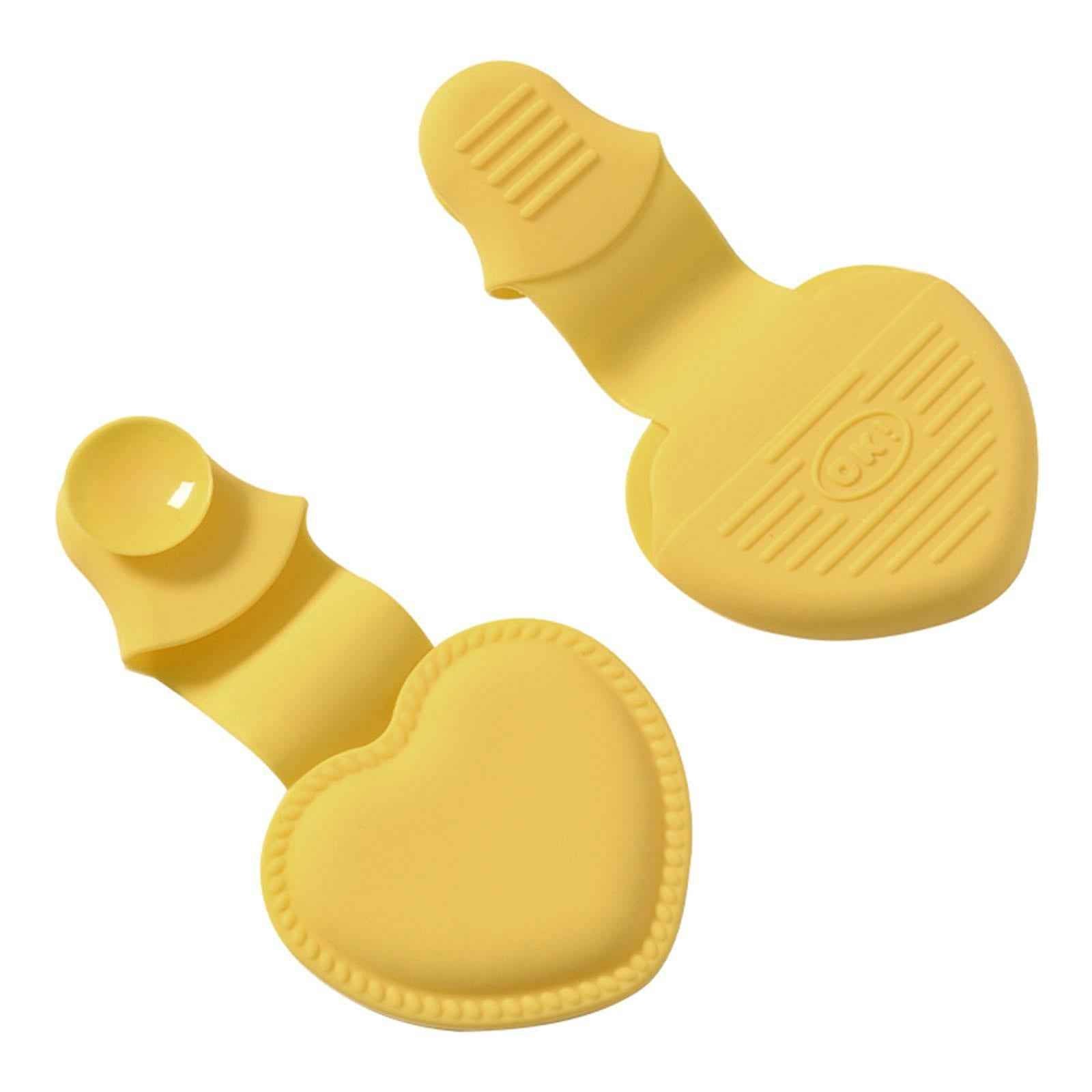 Oven Glove Heat Resistant Kitchen Mitten for Baking Oven Hot Plates and Pans Yellow