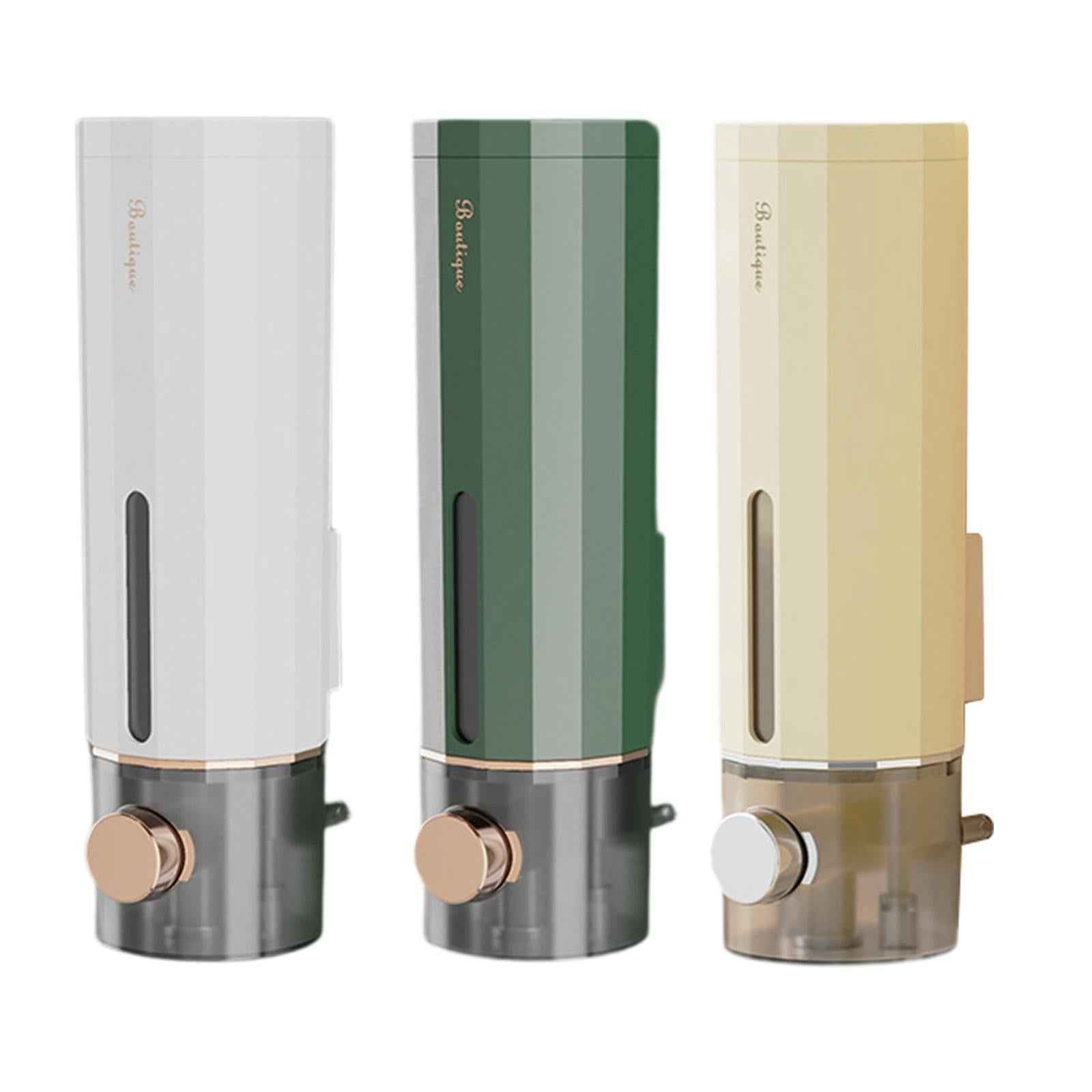 Soap Dispenser Wall Mount Manual Liquid Hand Soap Dispenser for Kitchen Sink White