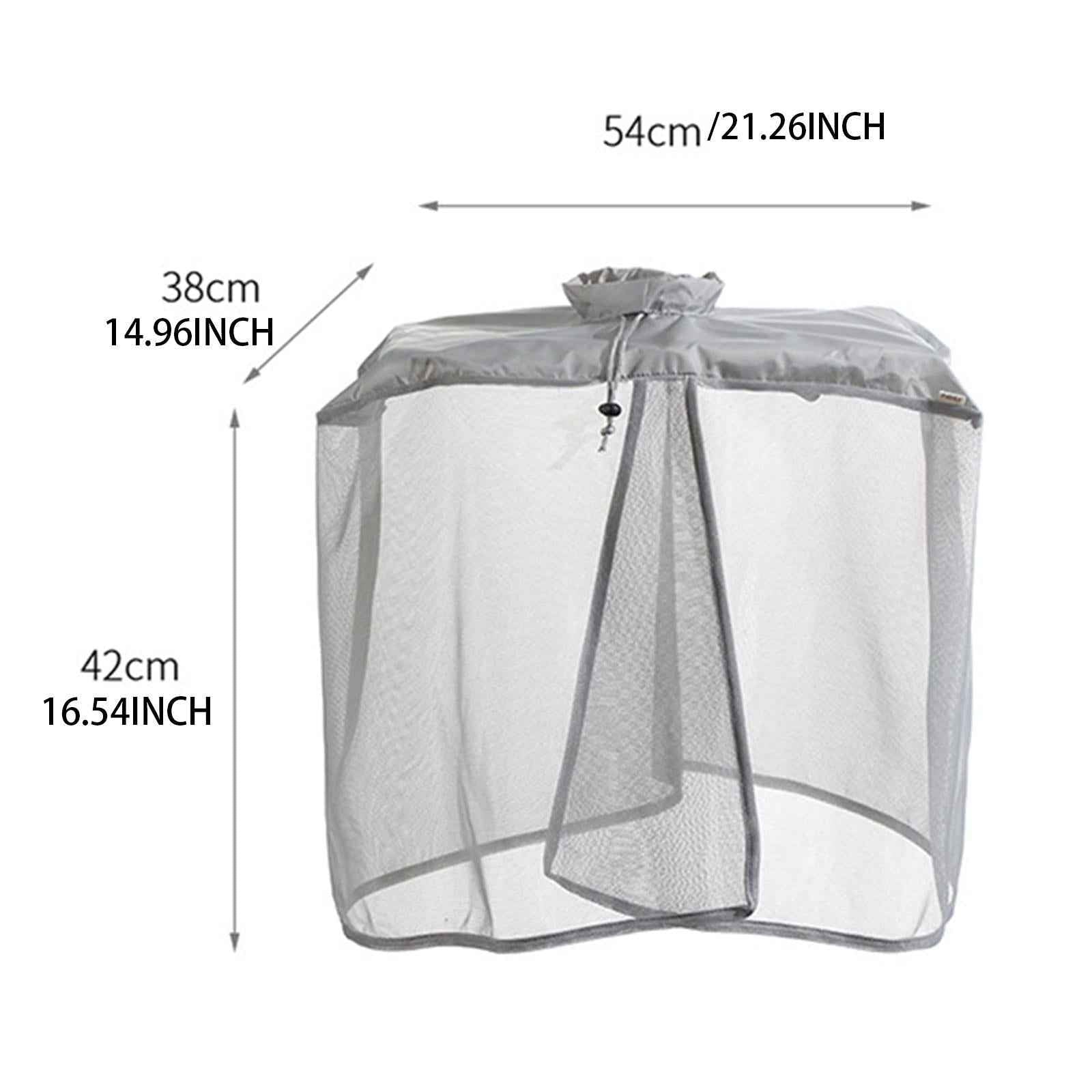 Clothes Drying Rack Cover Garment Rack Dust Cover for Closet Balcony Storage