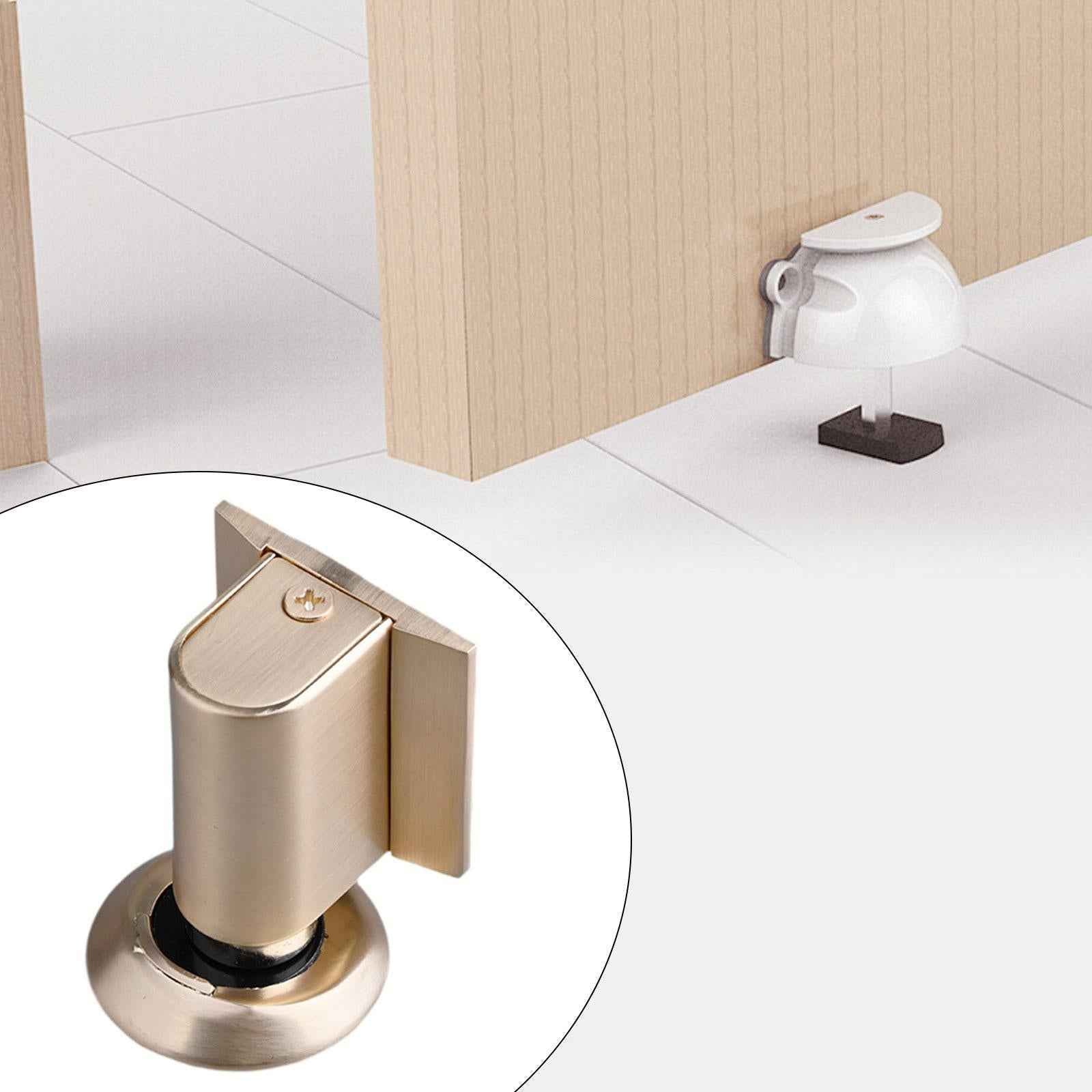 Magnetic Door Stopper Direct Mounting for Home Office Bedroom Wall Protector Gold