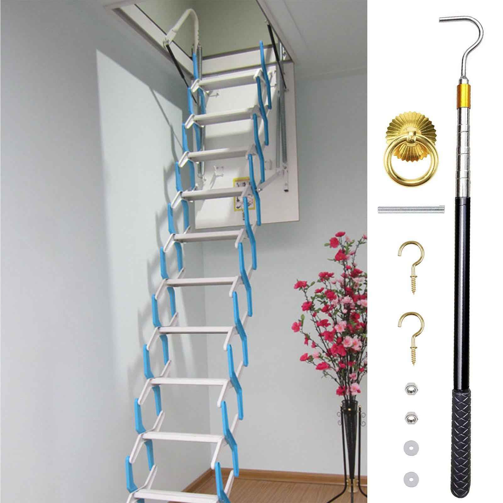 Attic Ladder Pull Down System Hardware Kit Storage Hook Attic Pull Down Hook