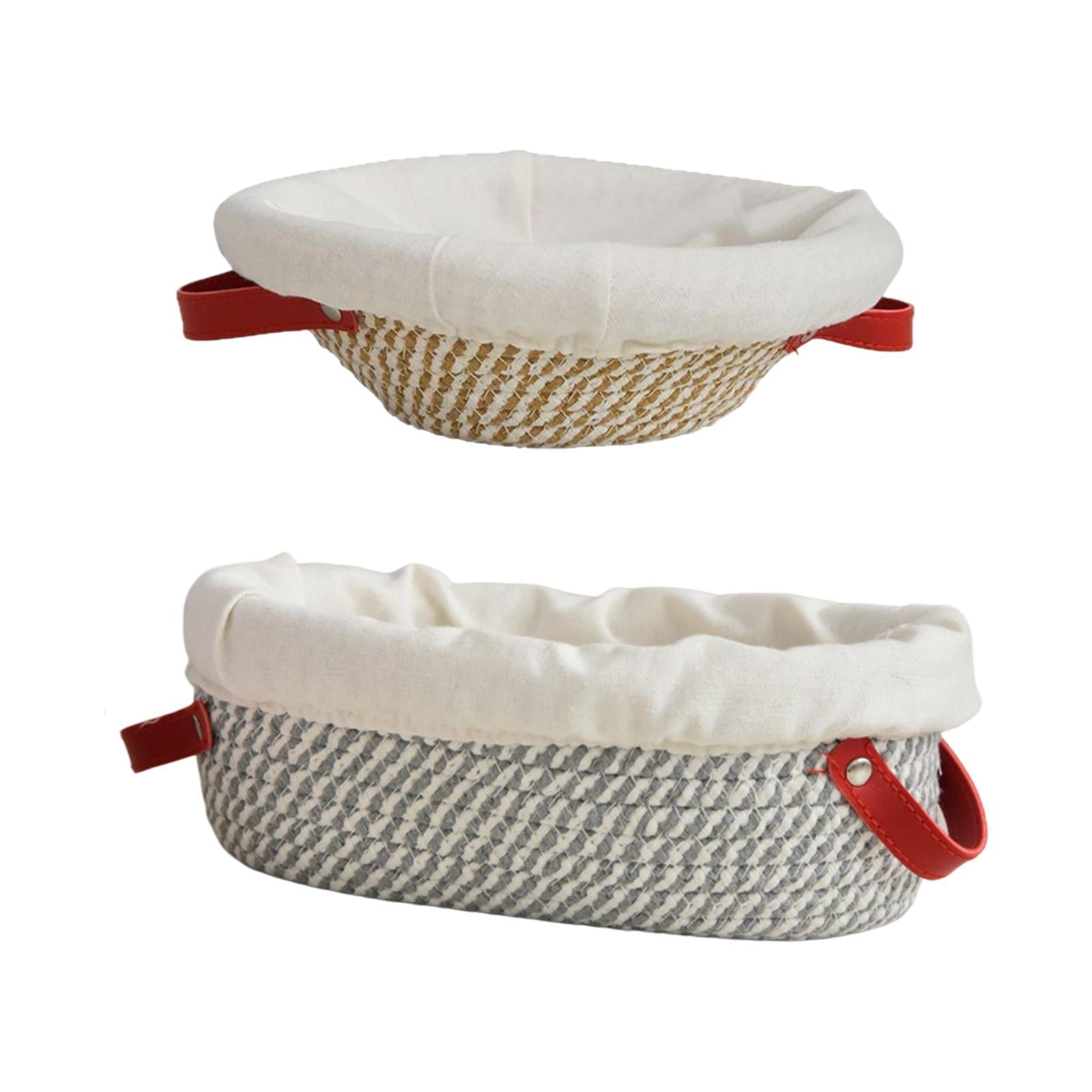 Bread Bread Proofing Basket with Liner for Bread Maker Beginners Gift Round