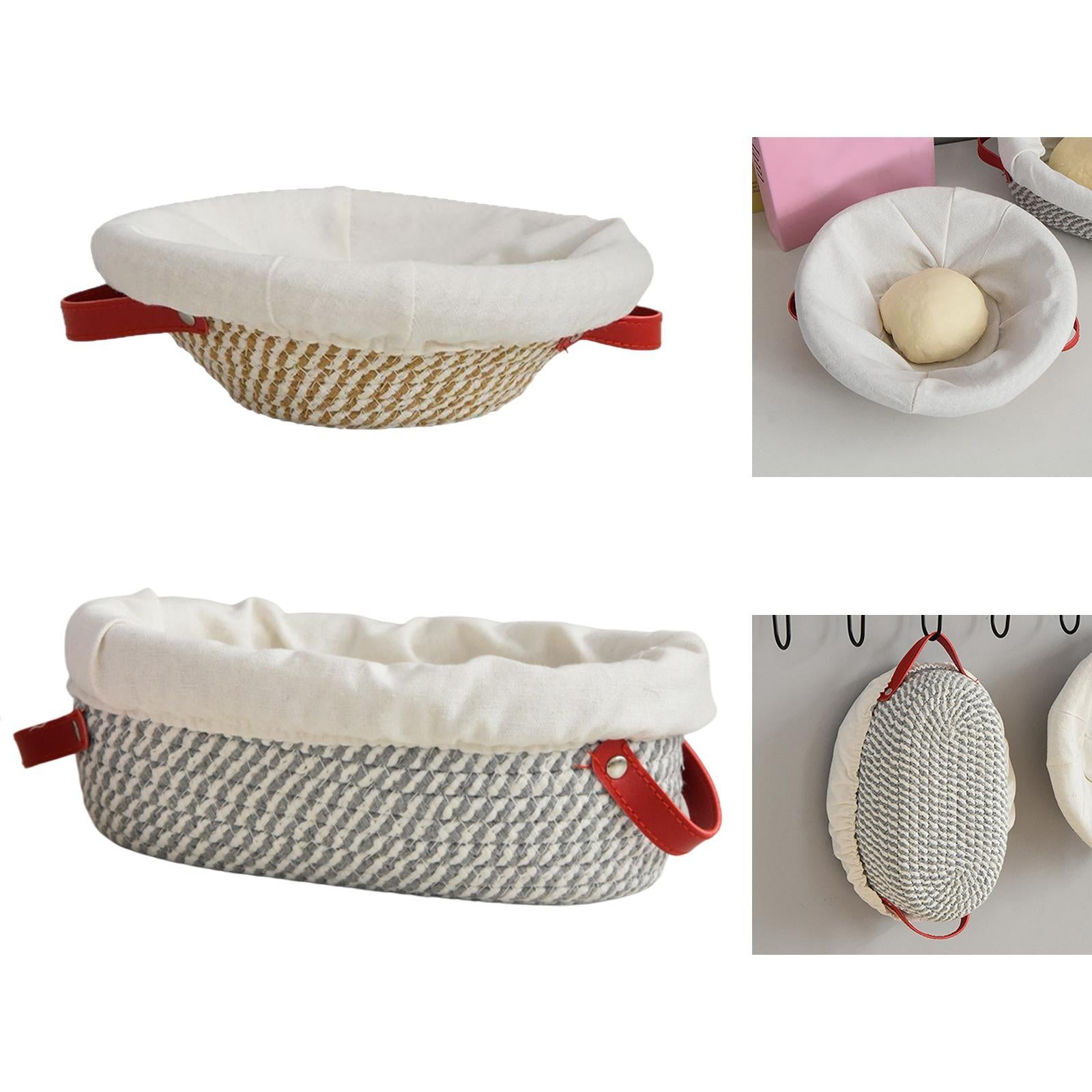 Bread Bread Proofing Basket with Liner for Bread Maker Beginners Gift Round