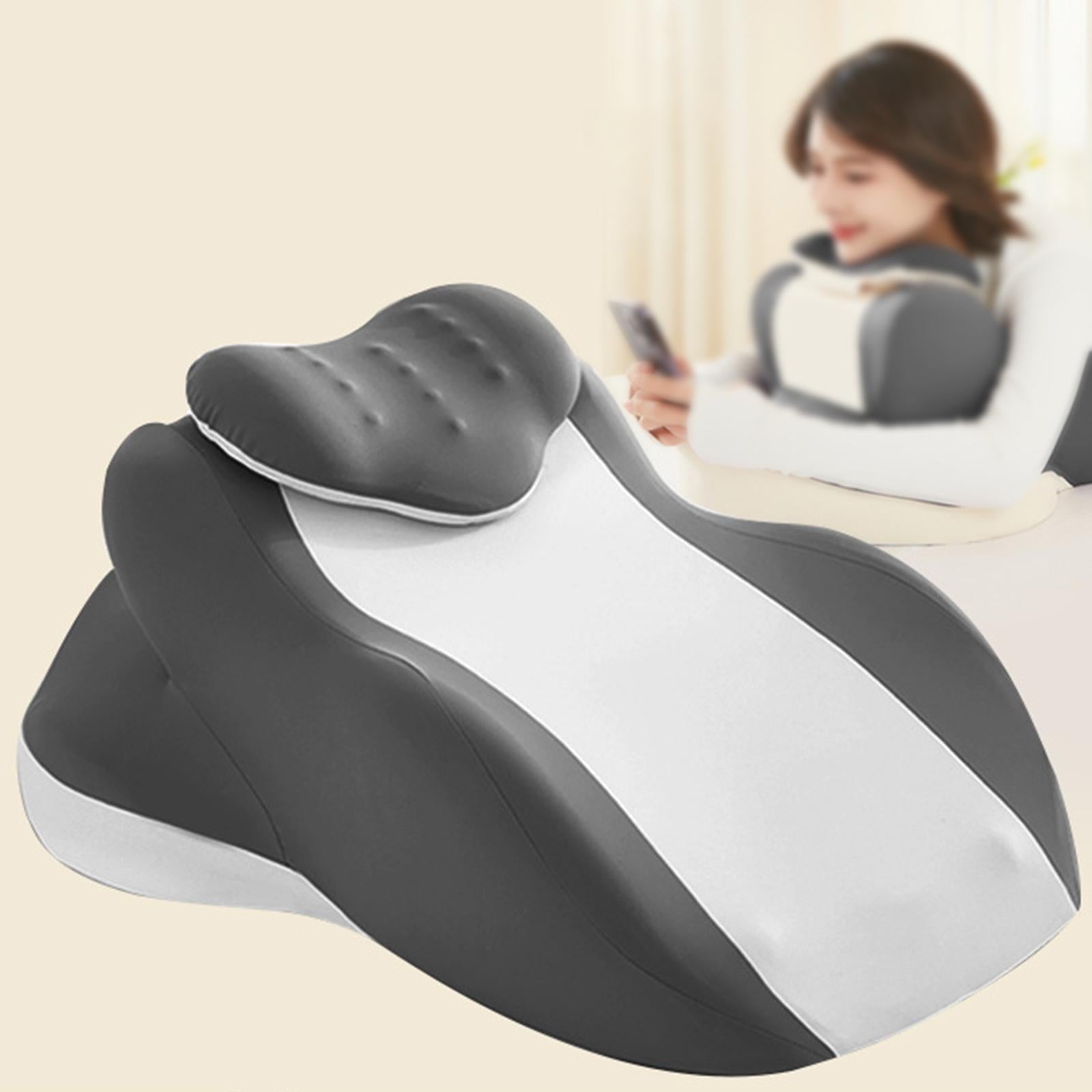 Wedge Pillow Multipurpose Lightweight Prone Pillow for Back Home Lumbar Gray