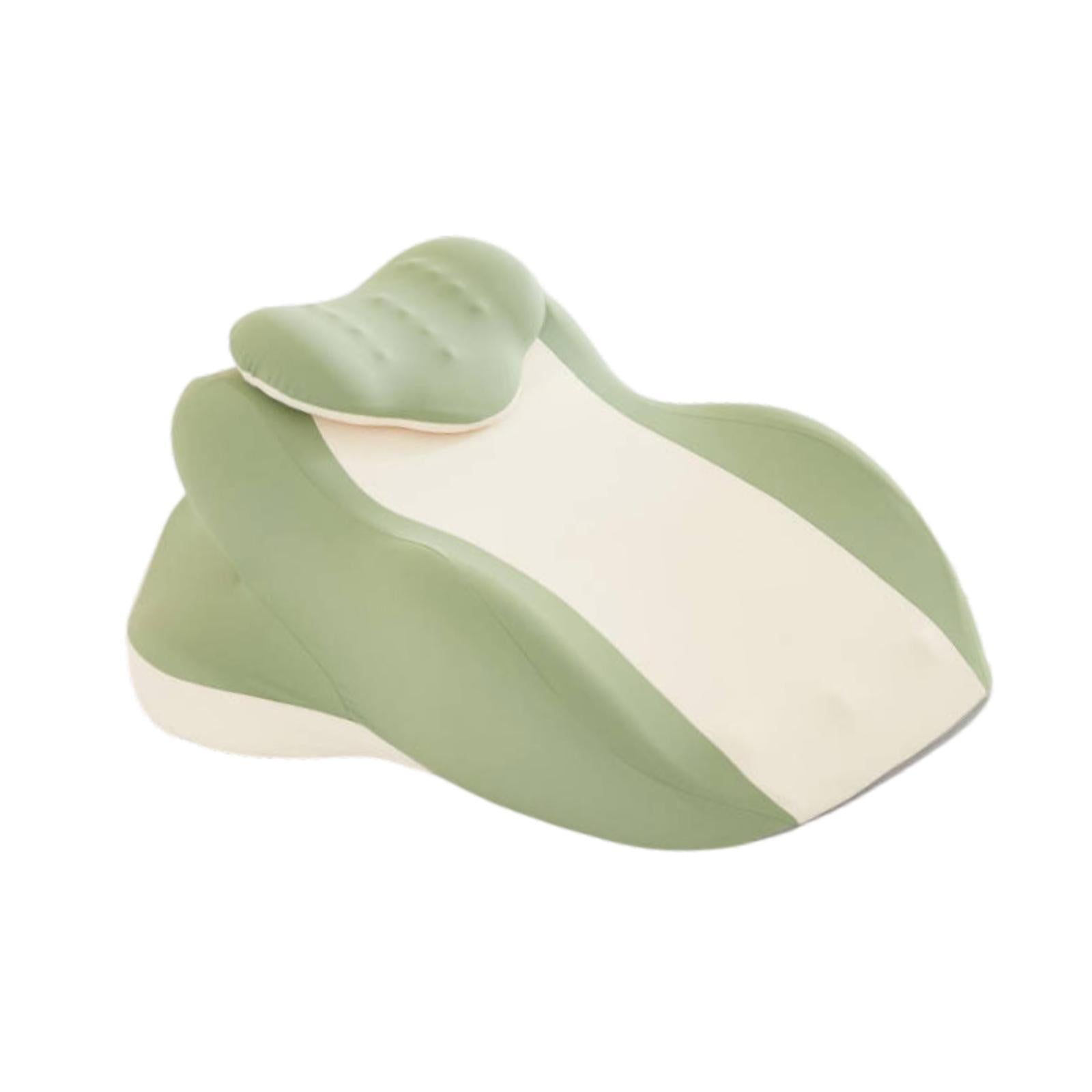 Wedge Pillow Multipurpose Lightweight Prone Pillow for Back Home Lumbar Green