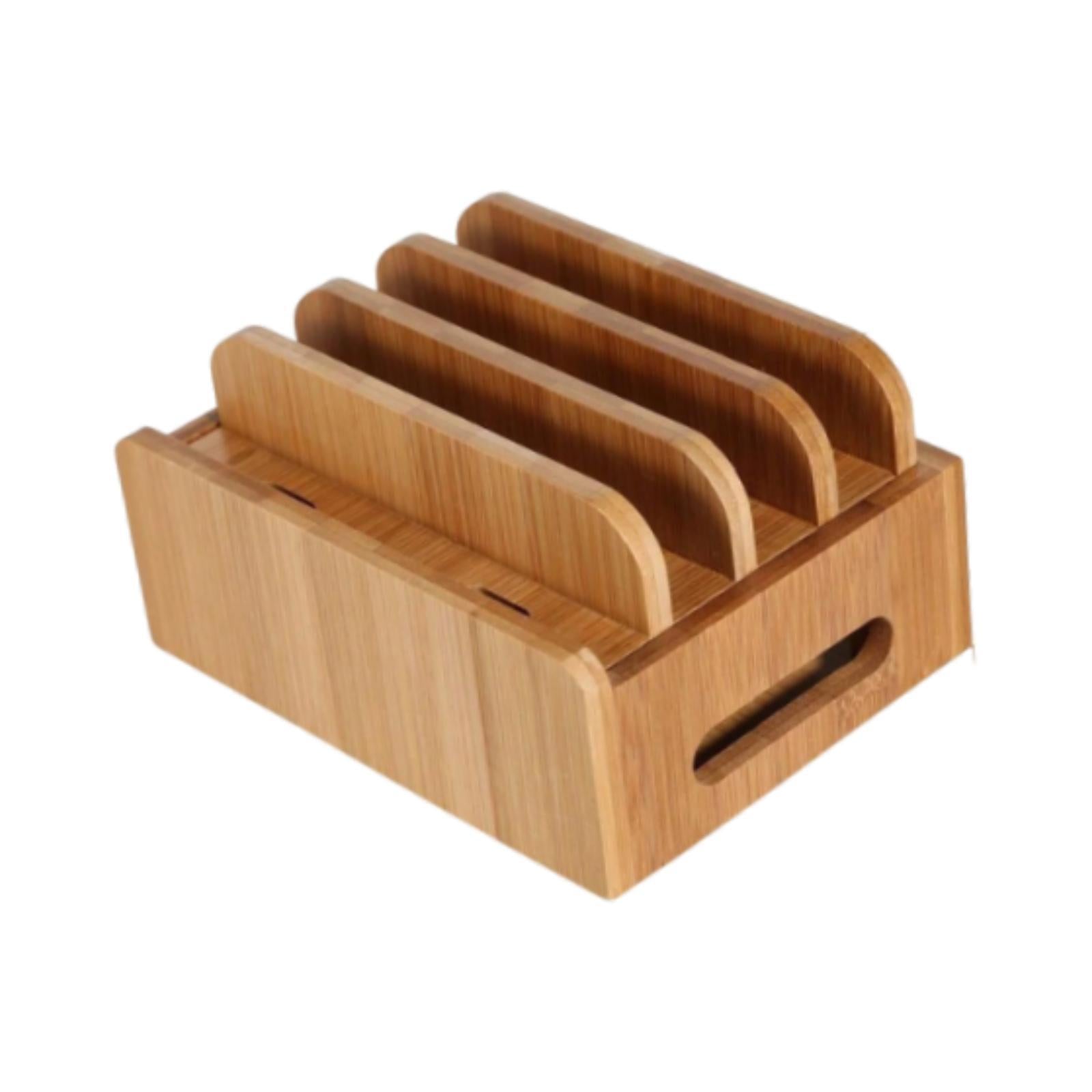 Desktop Phone Holder Practical Wooden Phone Stand for Office Bedside Kitchen