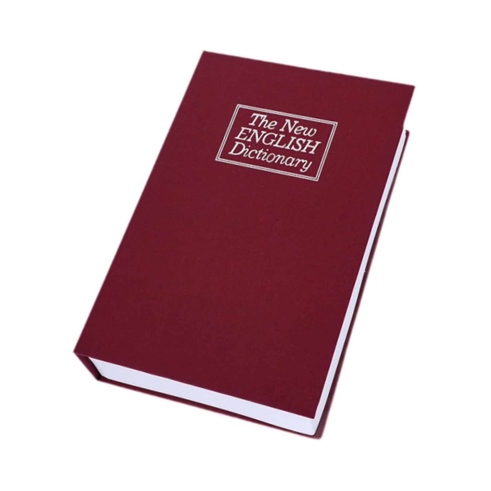Diversion Book Safe Storage Box Ornament Money Saving Box Booksafe Diversion Red