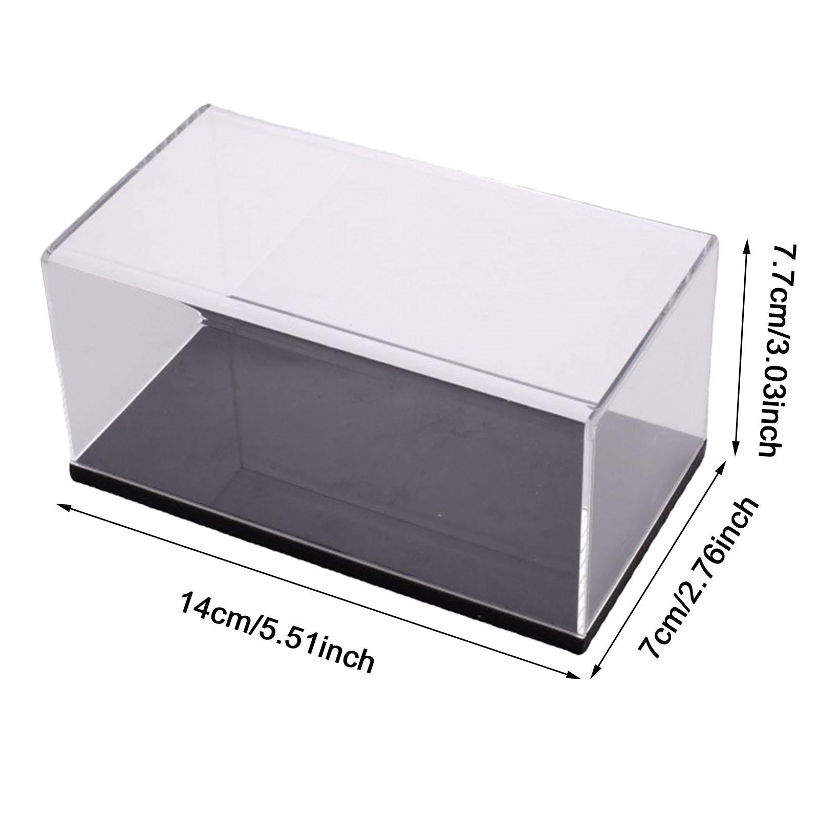 Clear Acrylic Action Figures Display Box Dustproof for Trade Shows Accessory