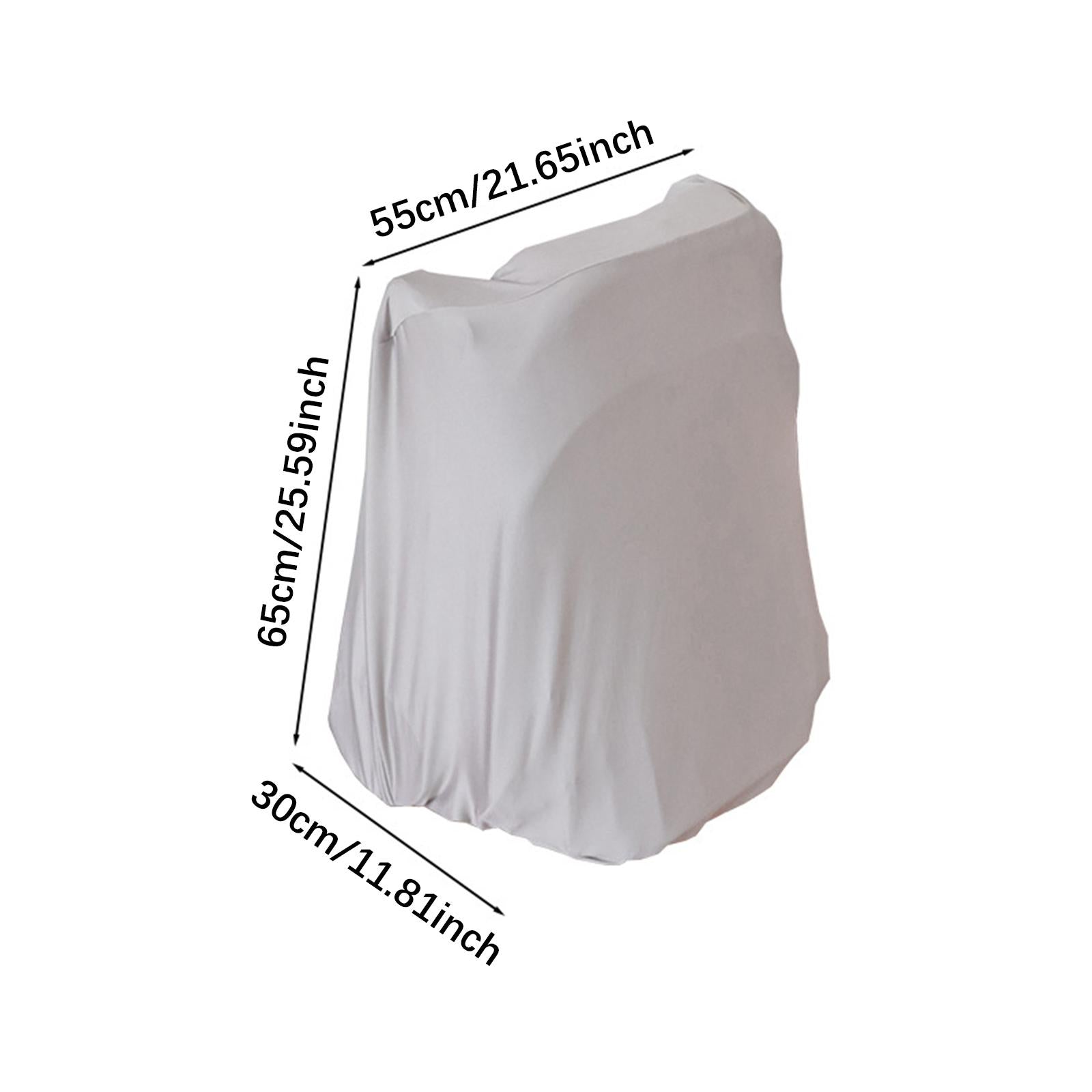 Baby Stroller Dust Cover Washable Portable Drawstring Closure Stroller Cover S Gray